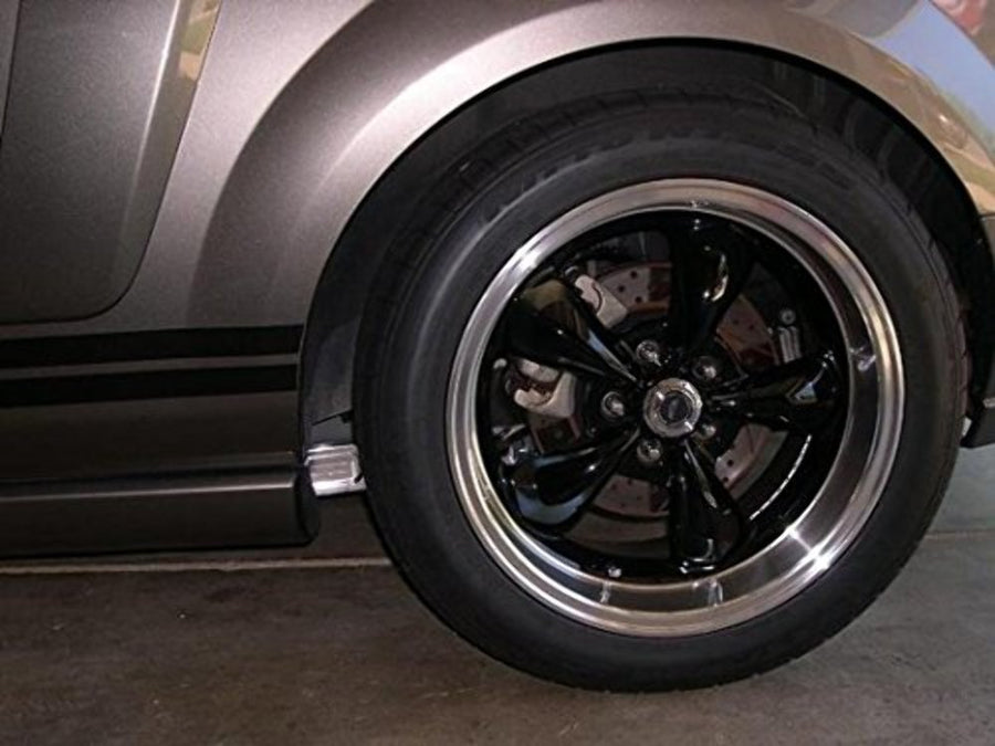 Torq Thrust M American Racing Gloss Black Wheel with Machined Lip (17x7"/5x4.5")