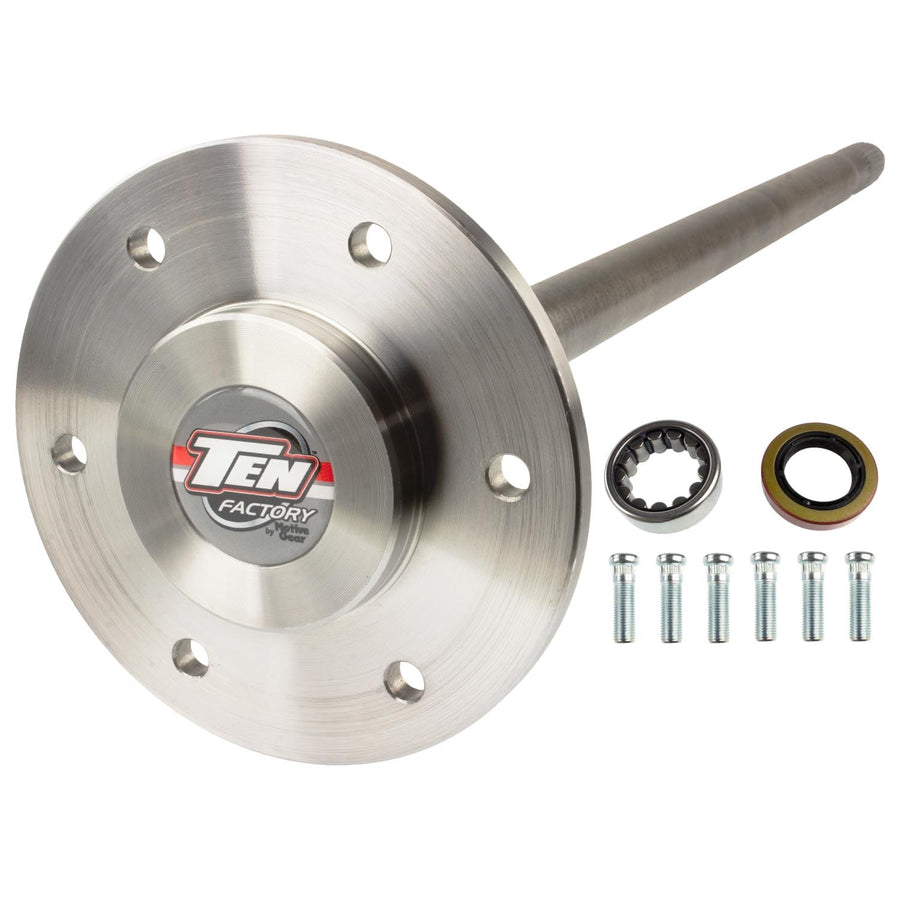 MG27104 TEN Factory Bolt Pattern Spline Drive Axle Shaft Assembly for GM 8.5, 28 Spline Details Left and Right - Fits Chevrolet/GMC K10, K1500, V10, Replaces 14039547, 92-25184, AXG14039547, PA5384