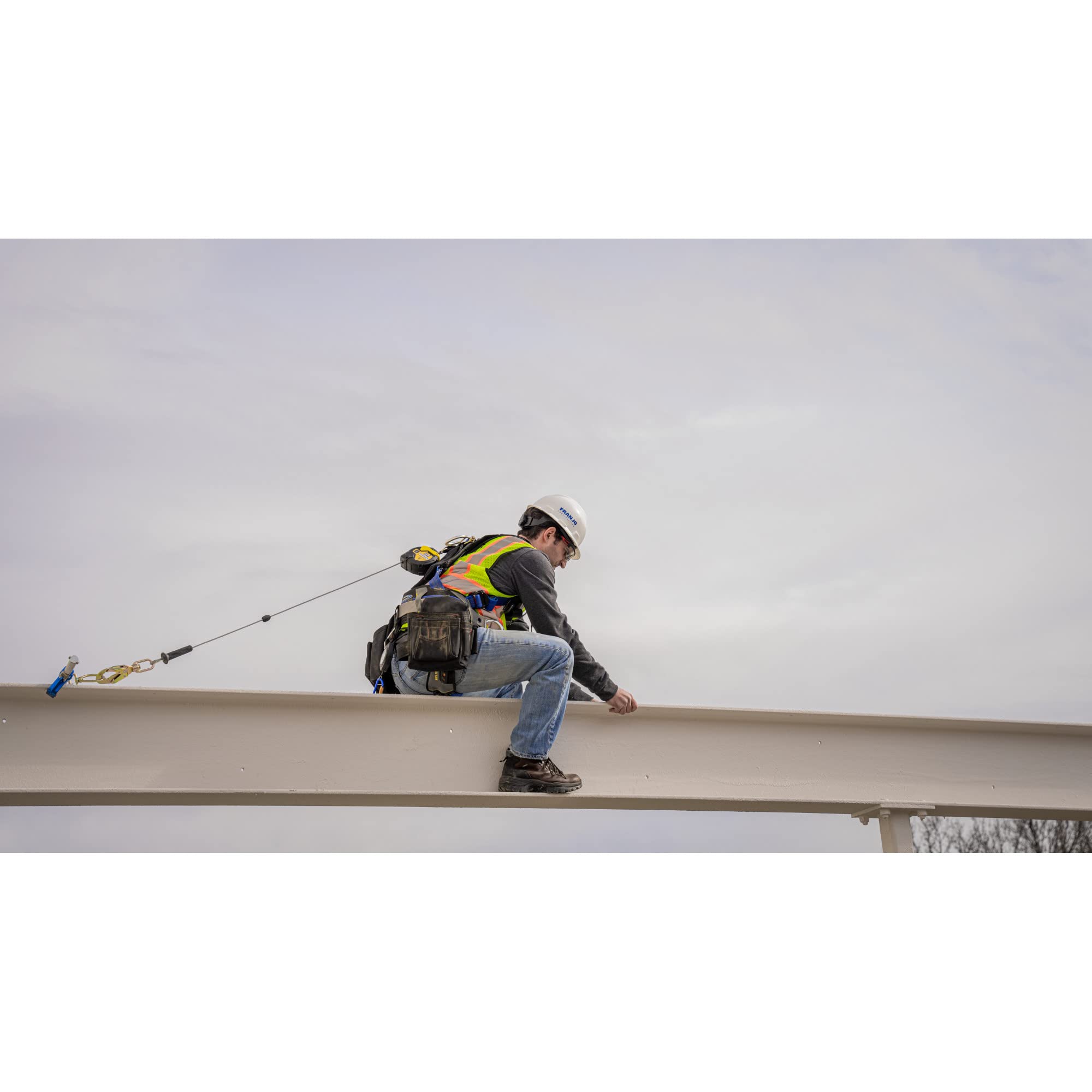 ProForm H032102 Werner F3 Construction Harness, Tongue Buckle Legs (M/L), 1per Pack