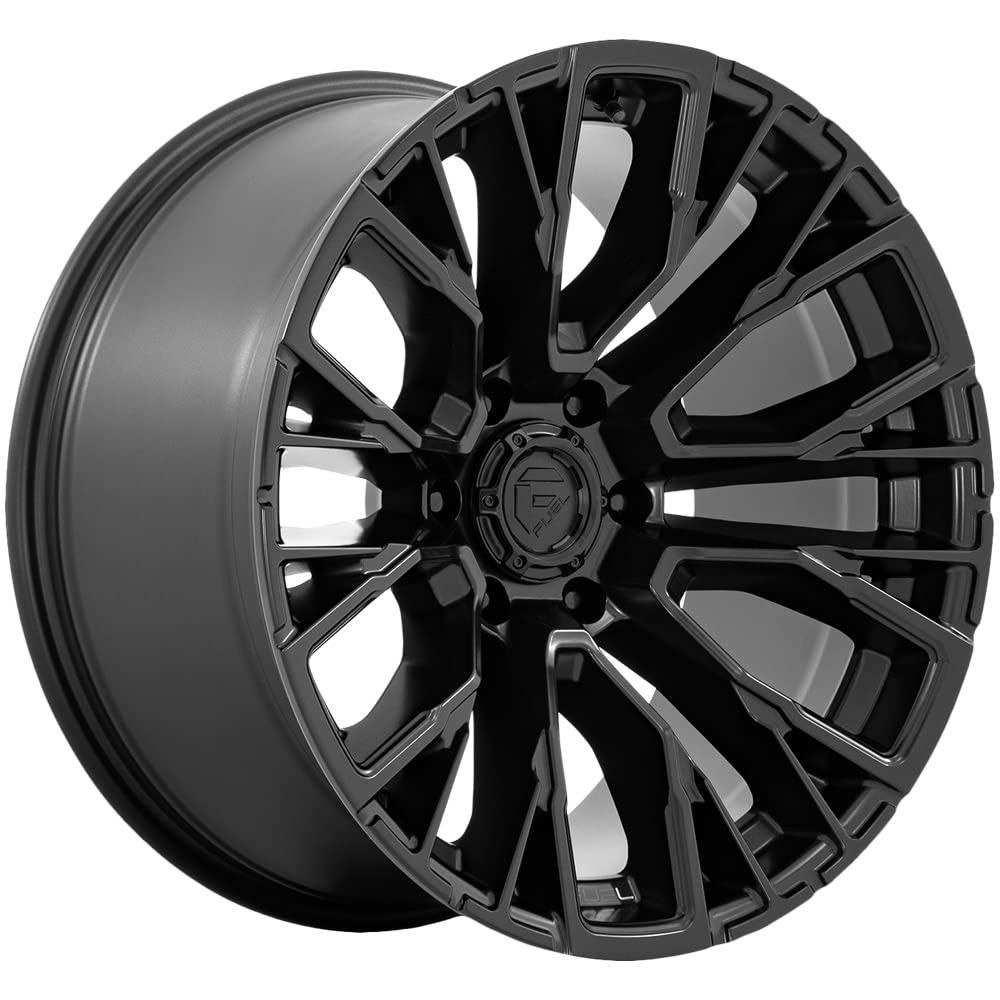 1PC Fuel D847 17X9 6X5.5 BLK-OUT -12MM - D84717908445