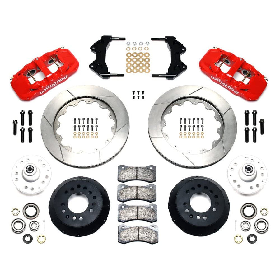 14.00-Red AERO6 Front Hub Kit