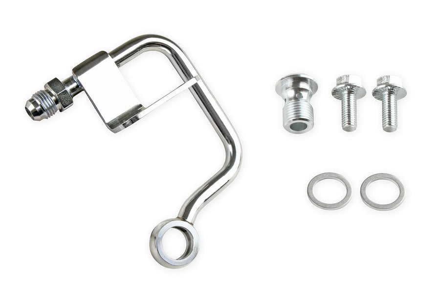 Power Steering Hardline Holley 198-203 for Type II pumps