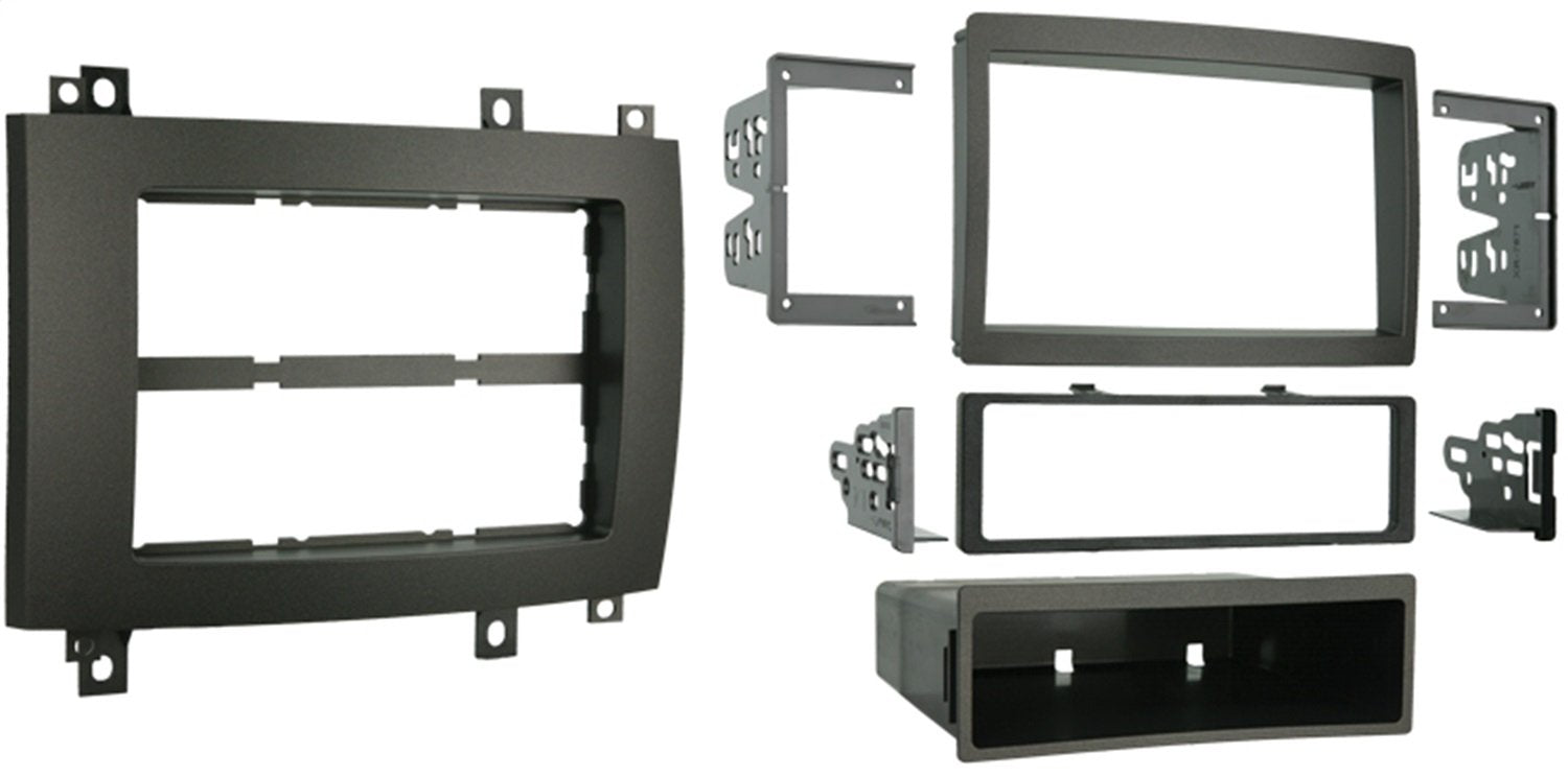 Metra Single or Double DIN Installation Kit 99-2006G for Select 2003-2006 Cadillac CTS/SRX Vehicles (Gray)