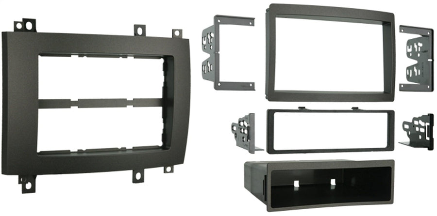 Metra Single or Double DIN Installation Kit 99-2006G for Select 2003-2006 Cadillac CTS/SRX Vehicles (Gray)