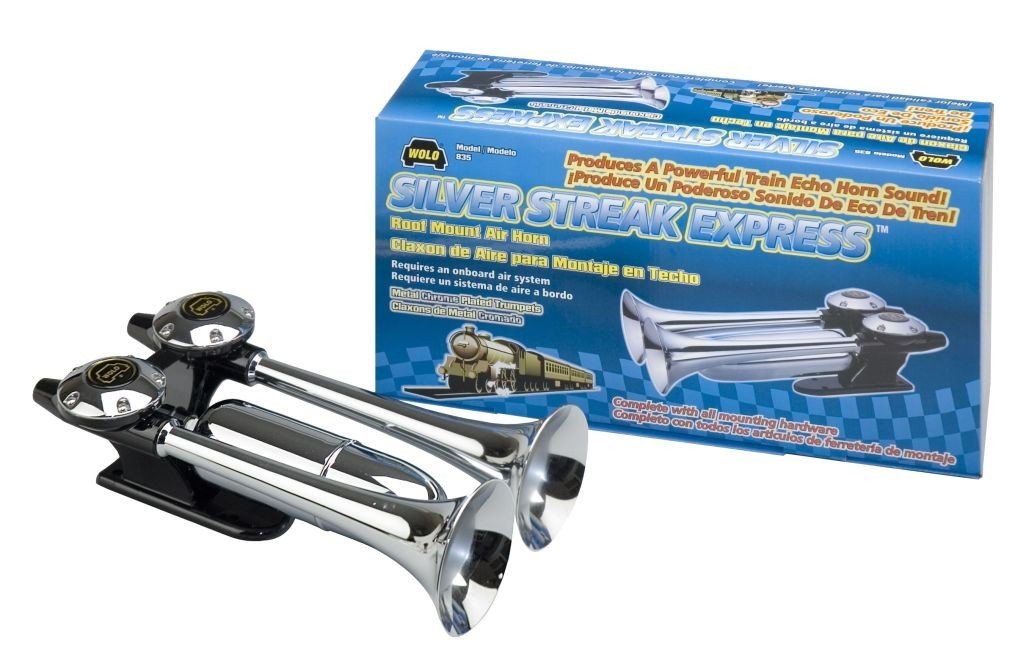 Silver Streak Wolo (835) Roof Mount Dual Trumpet Air Horn