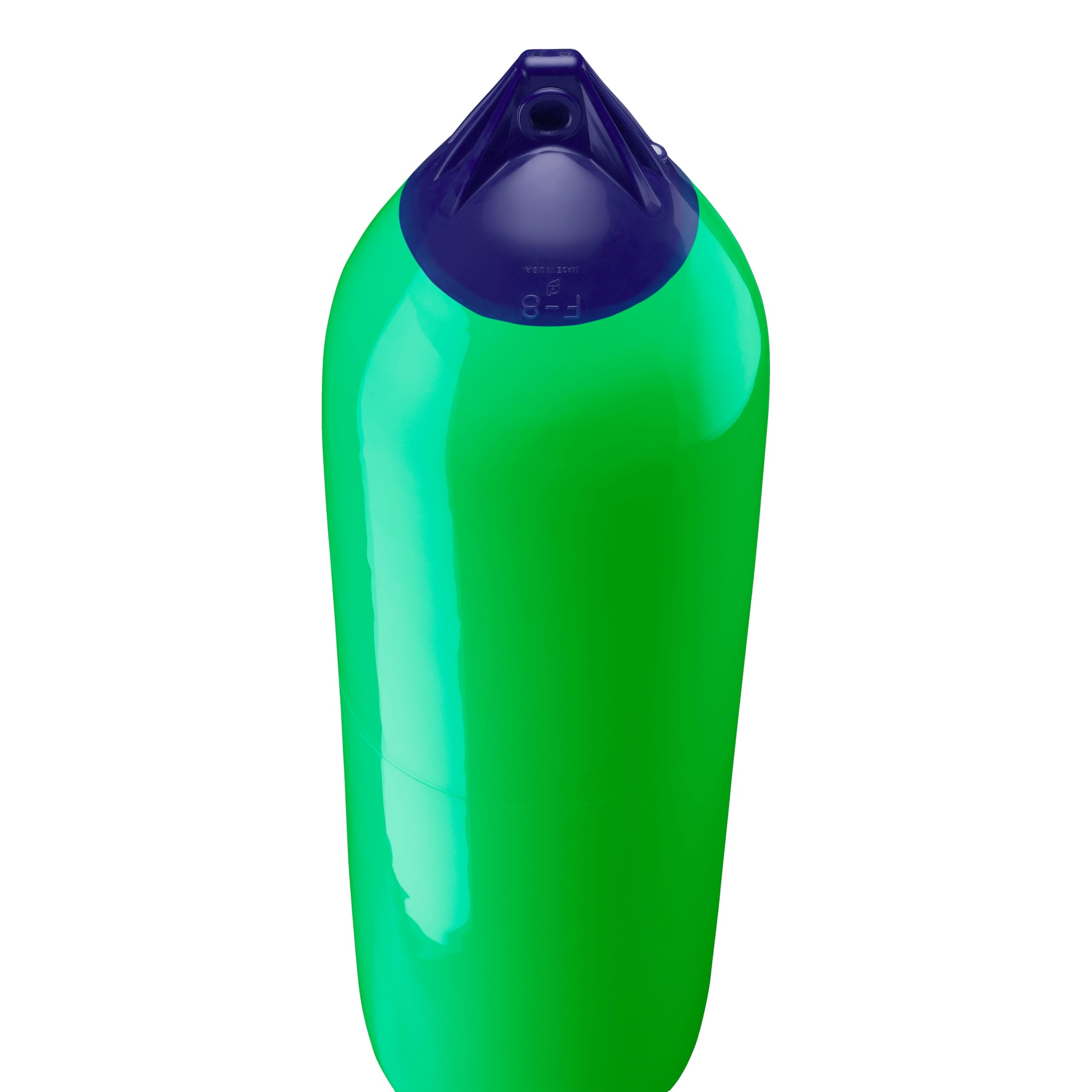 F-8 Standard Polyform Boat Fender Blue Ropehold - Green