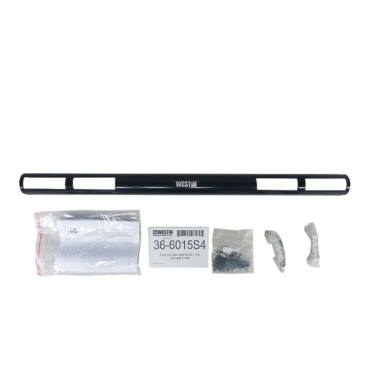 Push Bar Light Channel Westin Automotive Products 36-6015S4