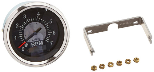 Sierra 67364P International Tachometer/Hourmeter (LCD) for O/B & 4-Cycle Gas Engines, 3", Black