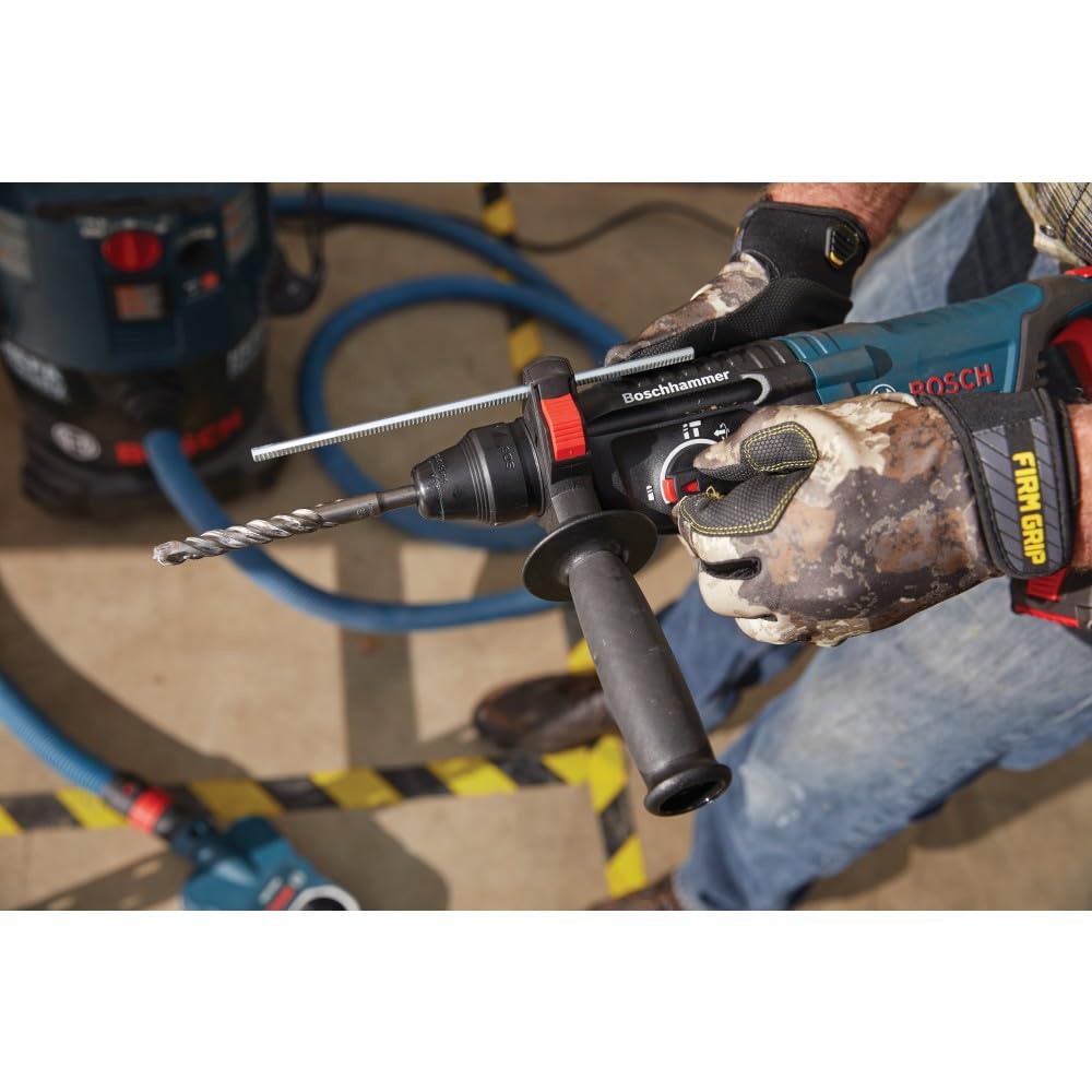 Bosch 18V GBH18V-26DK25 Brushless SDS-plus® Bulldog™ 1 In. Rotary Hammer Kit with (2) CORE18V 4 Ah Advanced Power Batteries