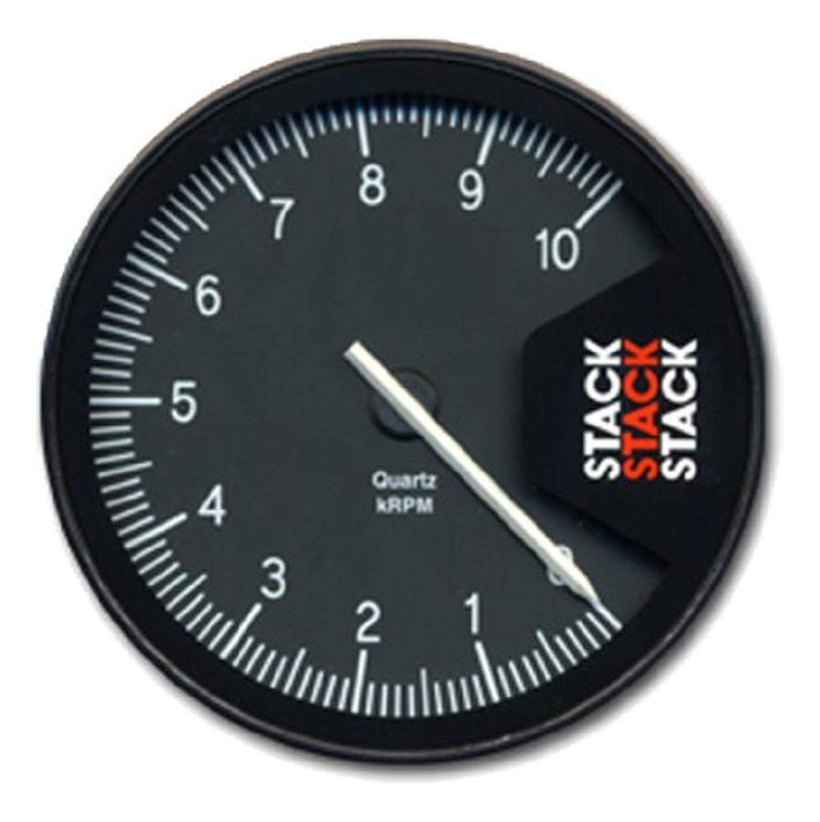 ST430-08 Stack Action Replay Black 125mm 0-8k RPM Tachometer