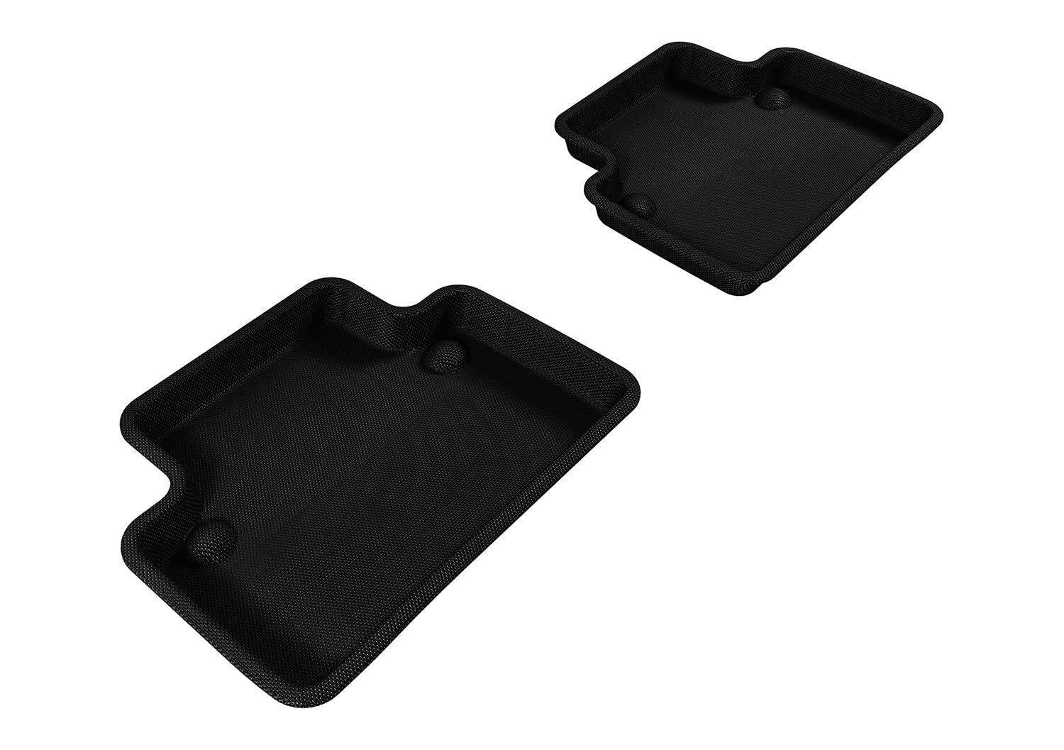 2004-2012 Volvo S40 3D MAXpider Kagu 2nd Row Floormats - Black (L1VV00321509)