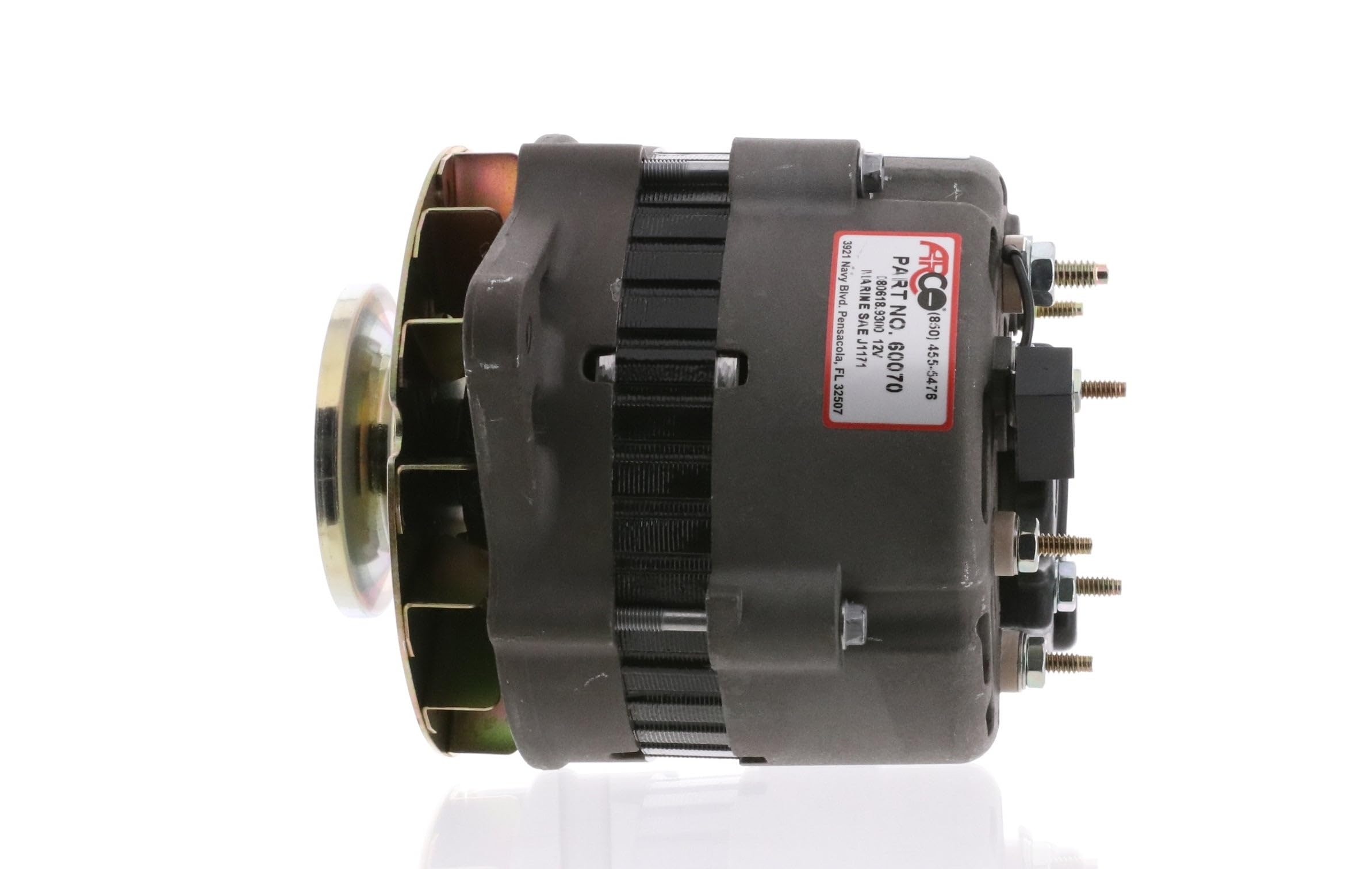 Replacement Arco Marine 60070 Alternator, 12V, 65A Late Model Volvo Penta
