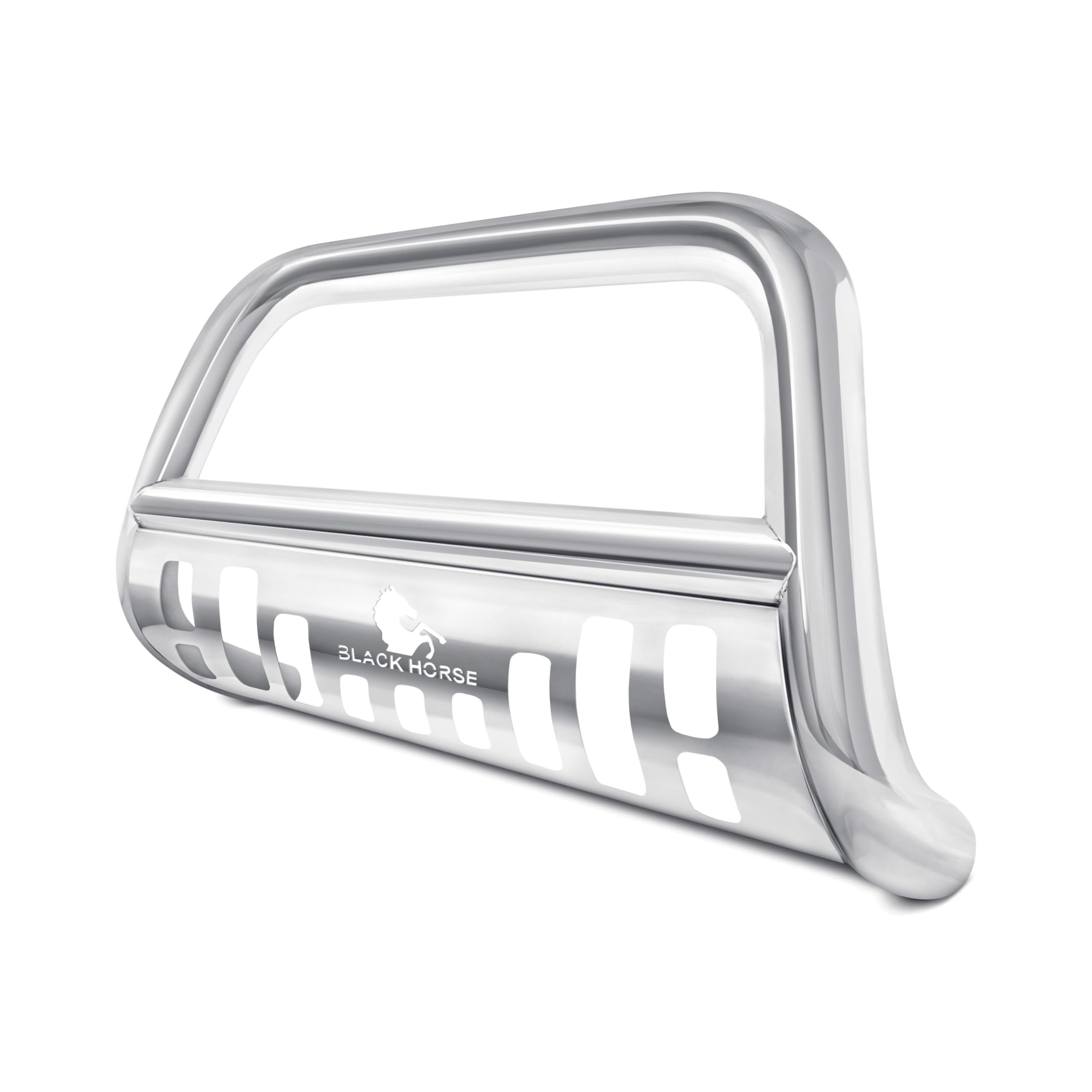 Bull Bar Black Horse Skid Plate Stainless Steel Compatible with 2017-2022 Honda CR-V-BB150505-SP