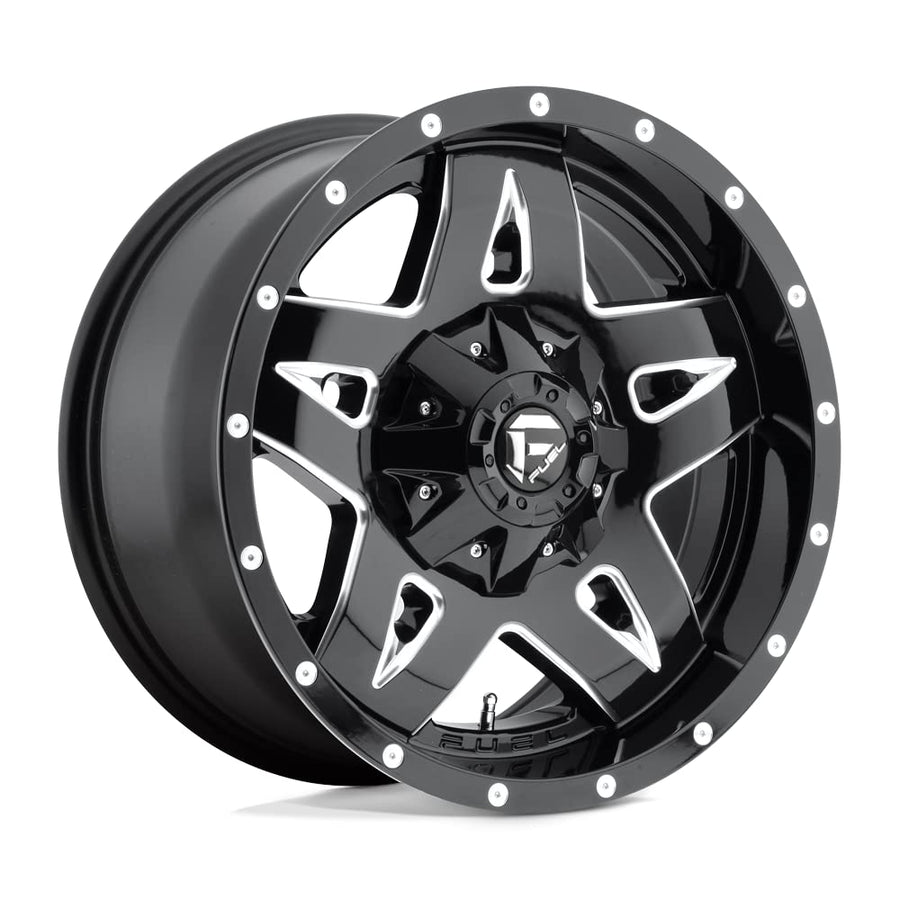 1PC Fuel D554 18X9 5X4.5/5.0 GL-BLK-MIL 01MM - D55418902650
