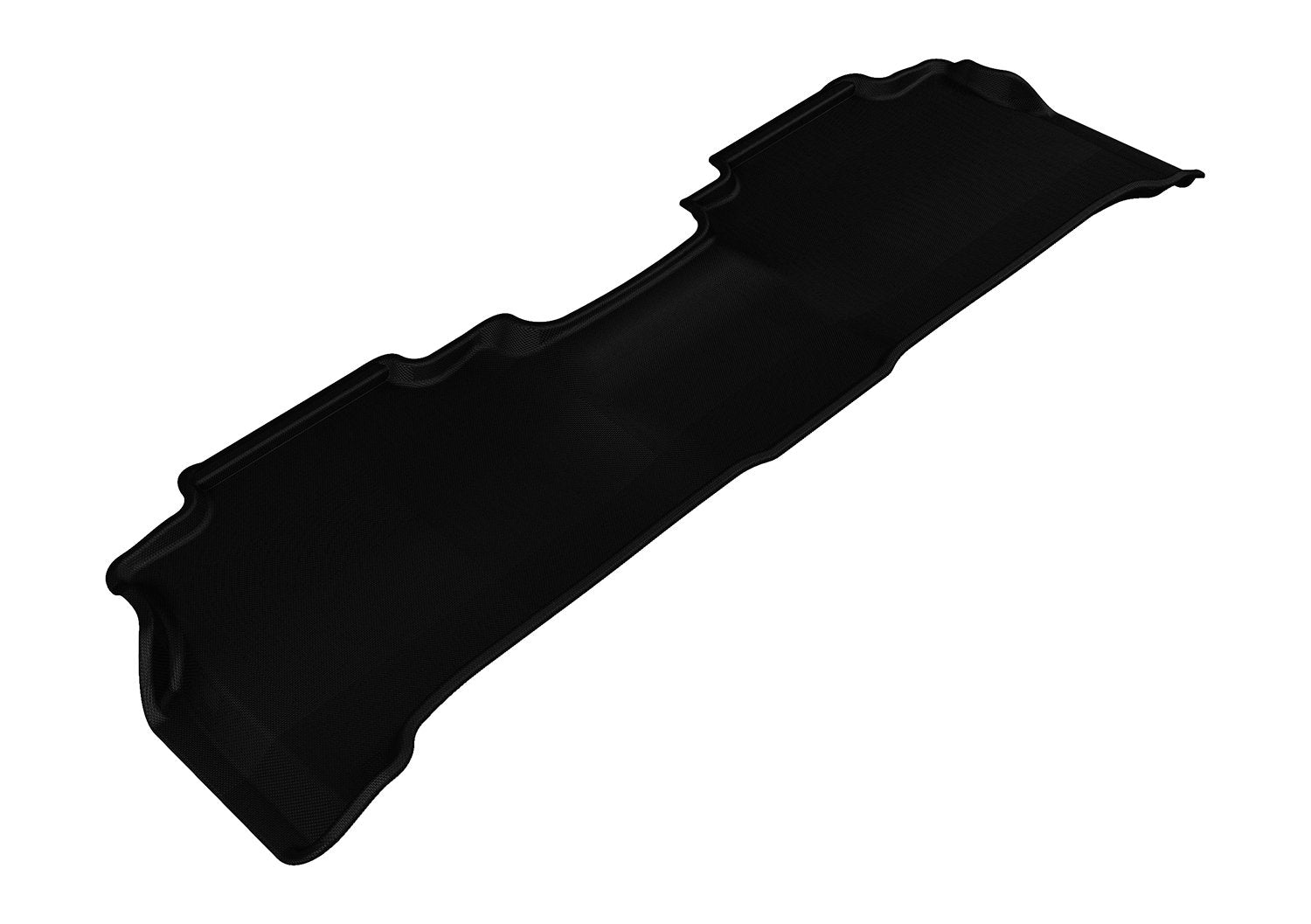 3D MAXpider Kagu Custom Fit Floor Mat (Black) for 2008-2021 Lexus/Toyota LX/Land Cruiser - 2ND Row