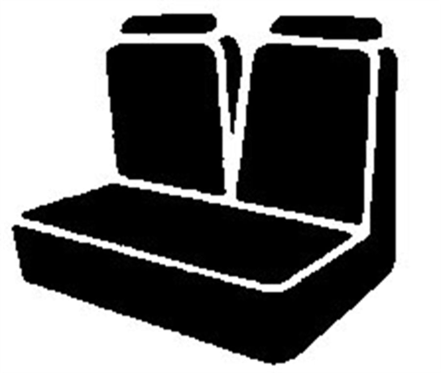 Black FIA TR43-8 Front High Back Truck Bucket Seat Cover