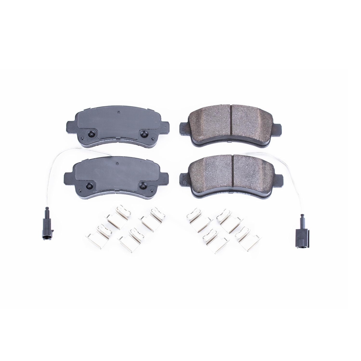 Z17 Power Stop 17-1746 Rear Ceramic Brake Pads with Hardware For Ram ProMaster 1500 2014-2015, Ram ProMaster 2500 2014-2015, Ram ProMaster 3500 2014-2015 [Model Specific]