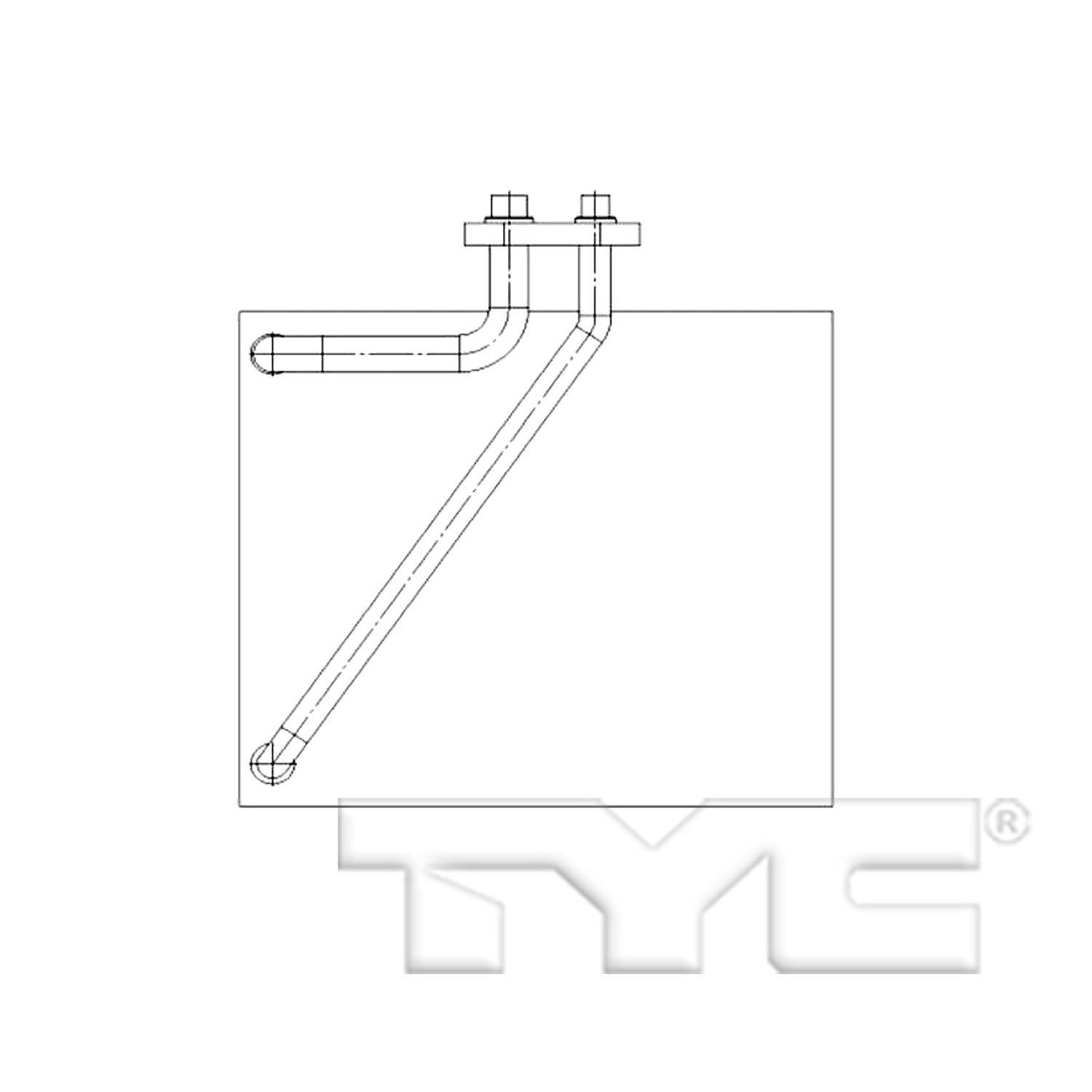 Replacement TYC 97210 Evaporator
