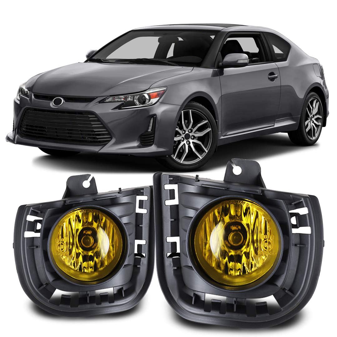 Winjet Driving Fog Lights Compatible with [2014 2015 2016 Scion tC] + Switch + Wiring Kit