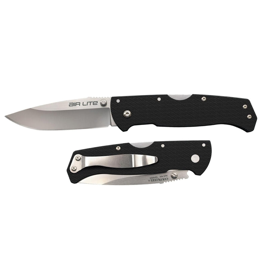 Cold Steel Drop Point AIR LITE / 8" Overall / 3.5" Blade / 3MM Thick / AUS10A / Blister Packed,Black