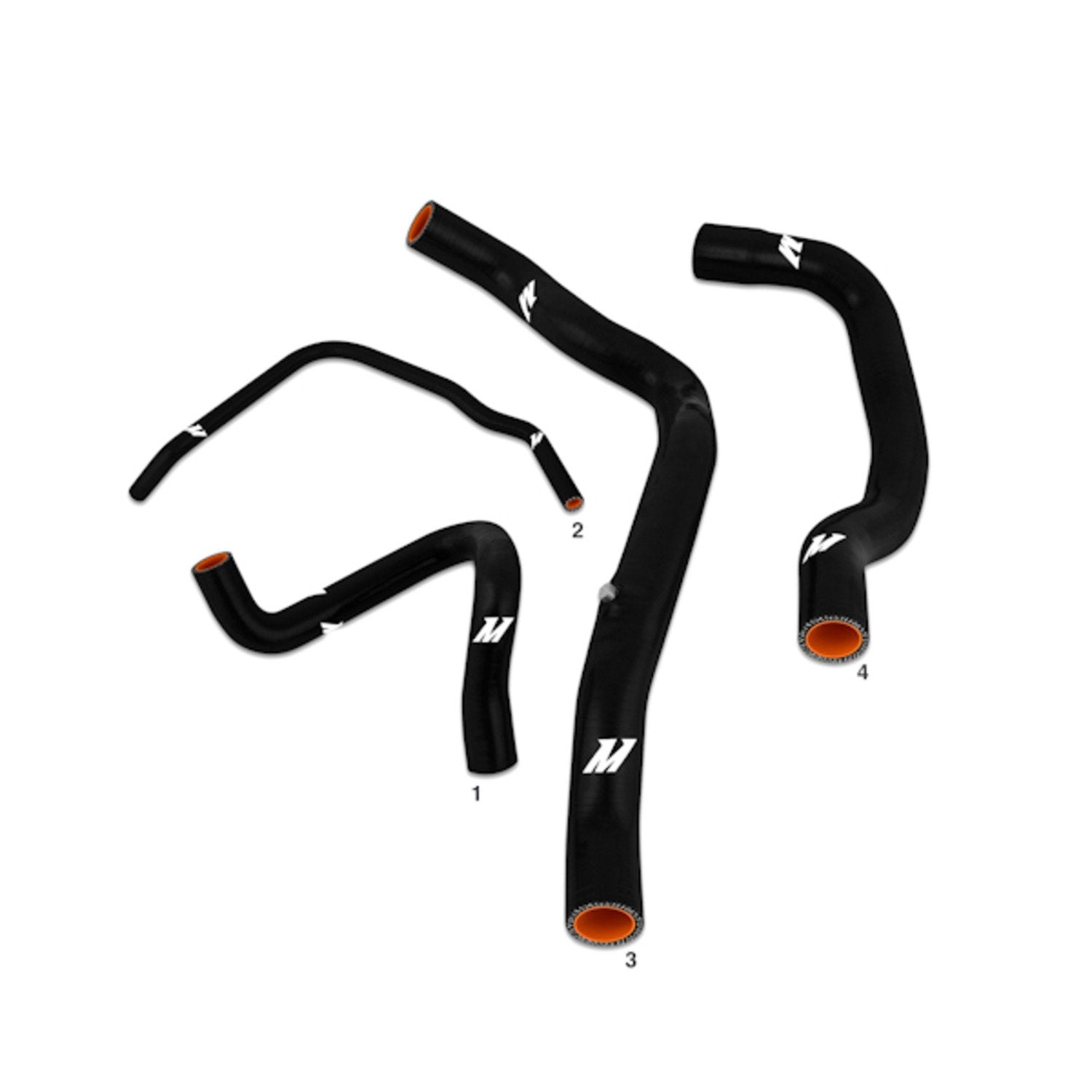 Mishimoto Silicone Radiator Hose Kit MMHOSE-TINY-01BK Fits Mini Cooper S 2002-2008 Black