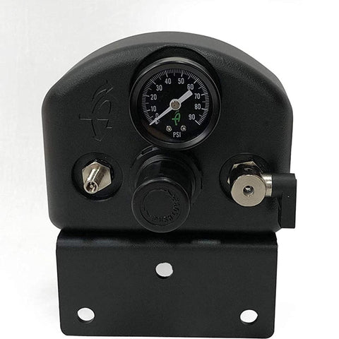 Air Up Down 4 Tire Inflation System - Universal with Box, Fittings, Hoses & Storage Bag - Black
