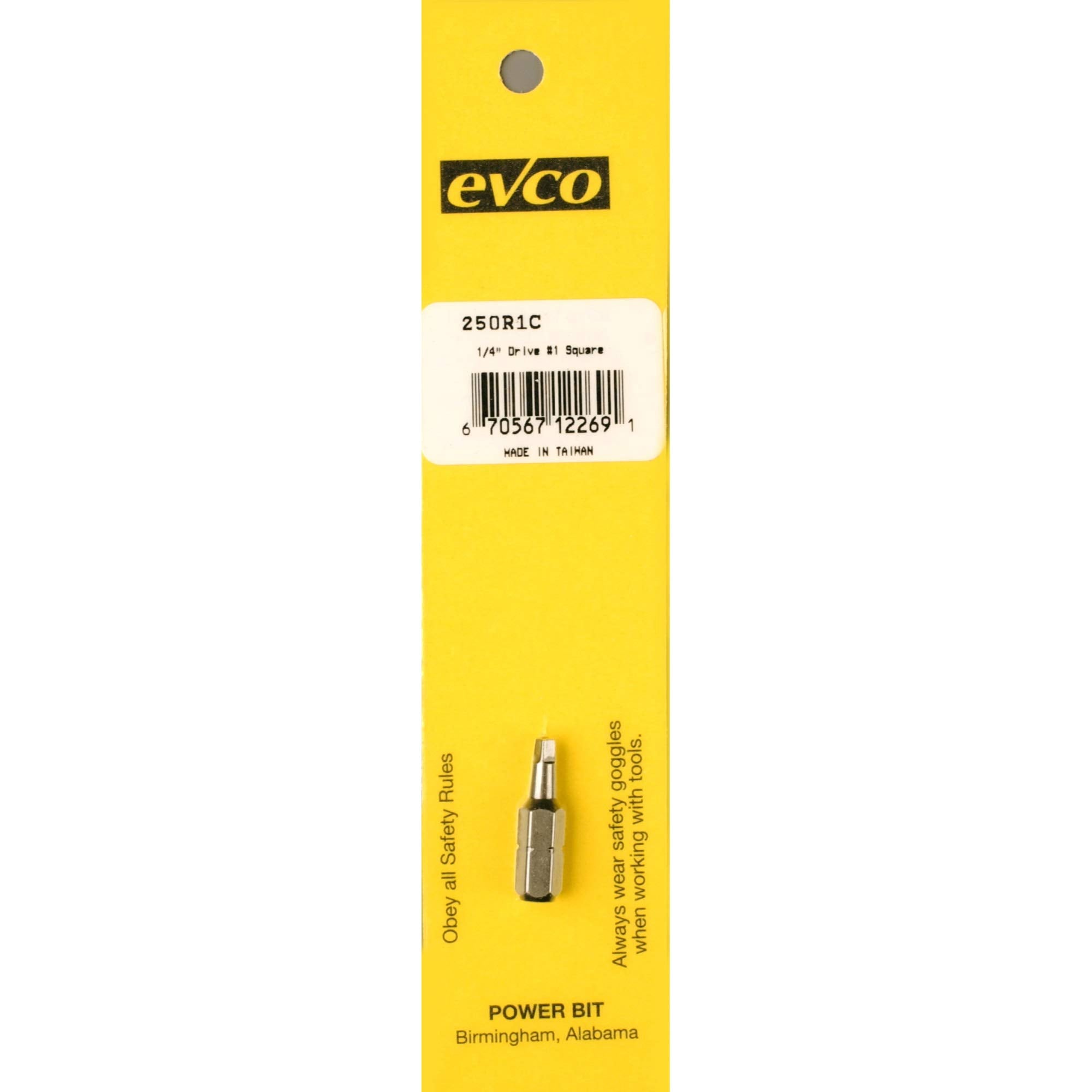Square Recess Bit AP Products 009-250R1C