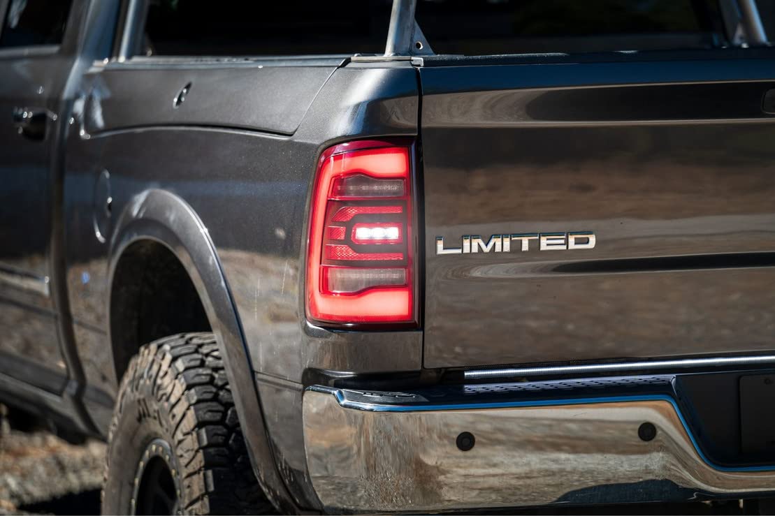 GTR Lighting LED Carbide Taillights Fits Dodge Ram 09-18 Plug and Play Aftermarket Housings (GTR.TL05)