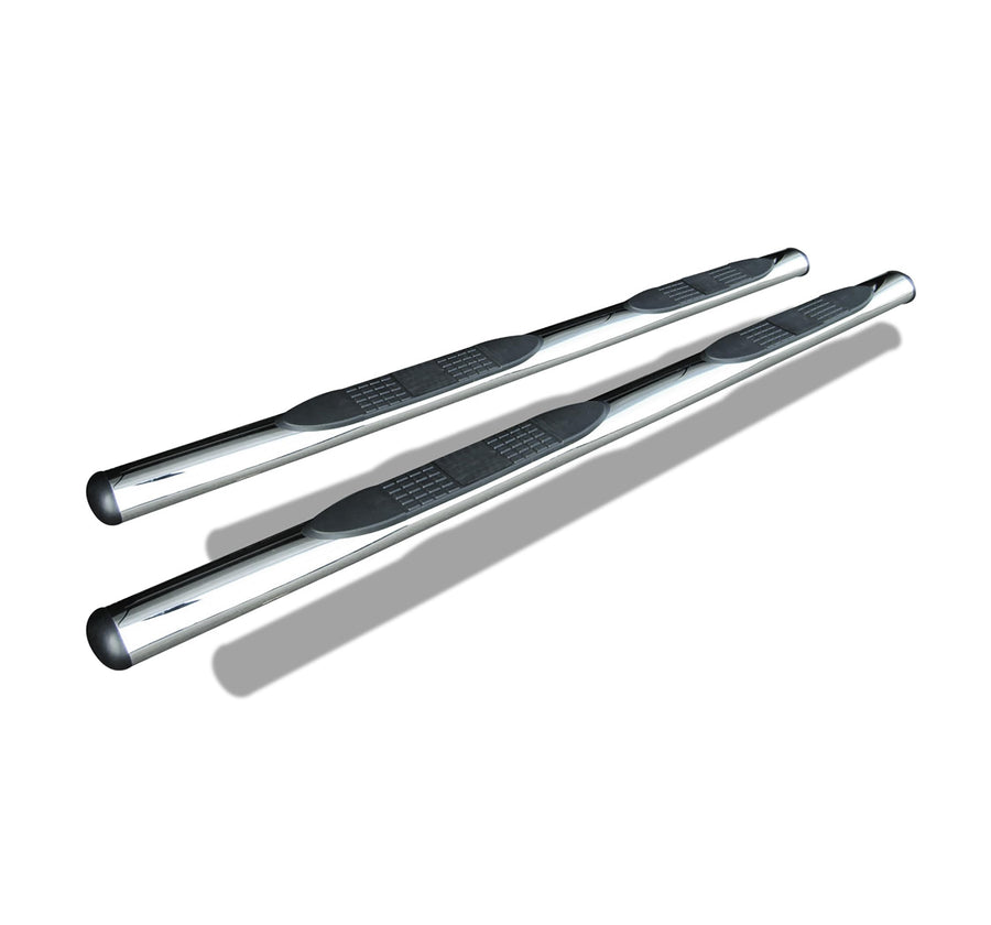 4in Black Horse Side Steps Stainless Steel Compatible with 2009-2015 Honda Pilot-9H1401SSOV