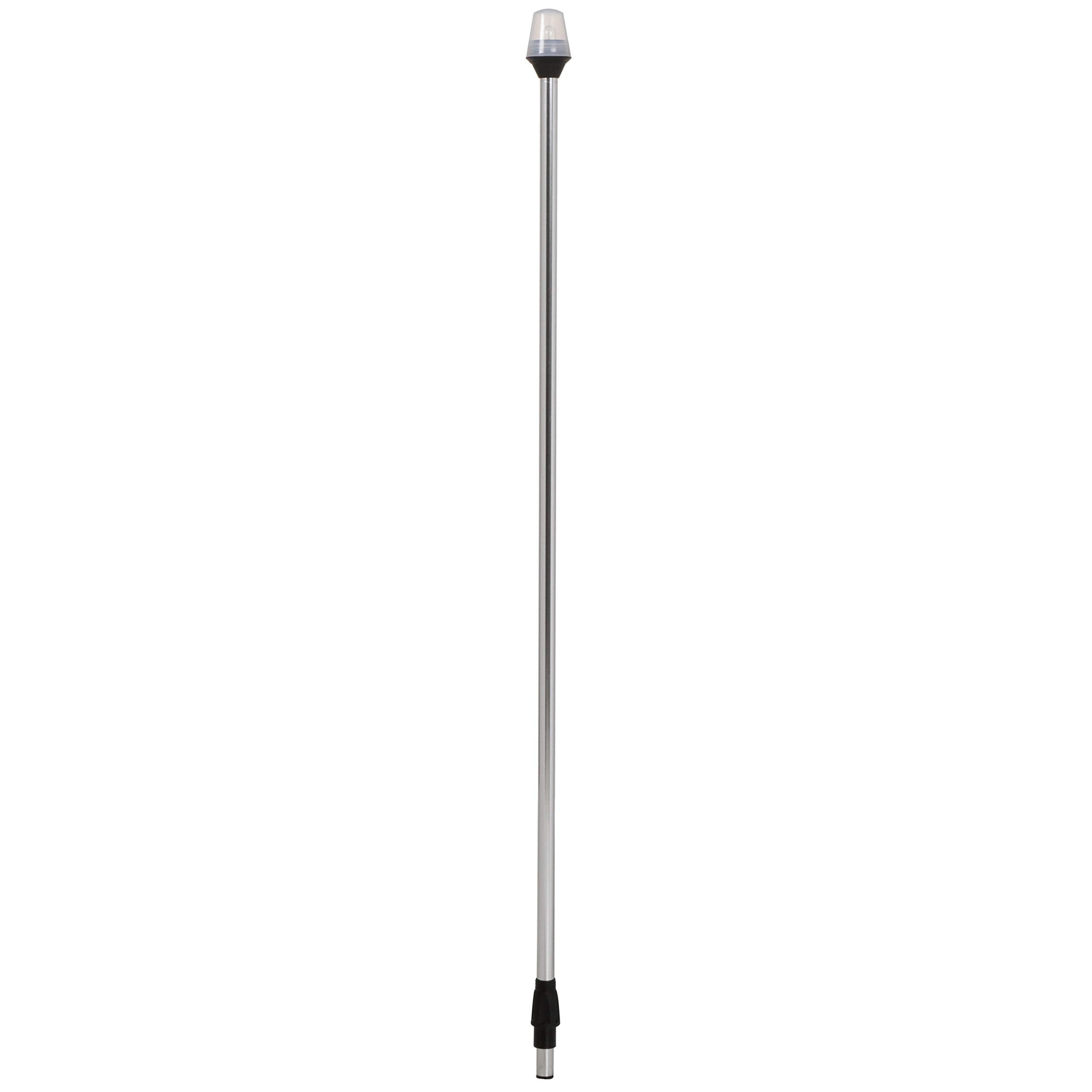 All-Round attwood Frosted Globe Light, 2-Mile 360-Degrees Illumination, 9-Watt Wedge-Base Lamp, 42-Inch Pole