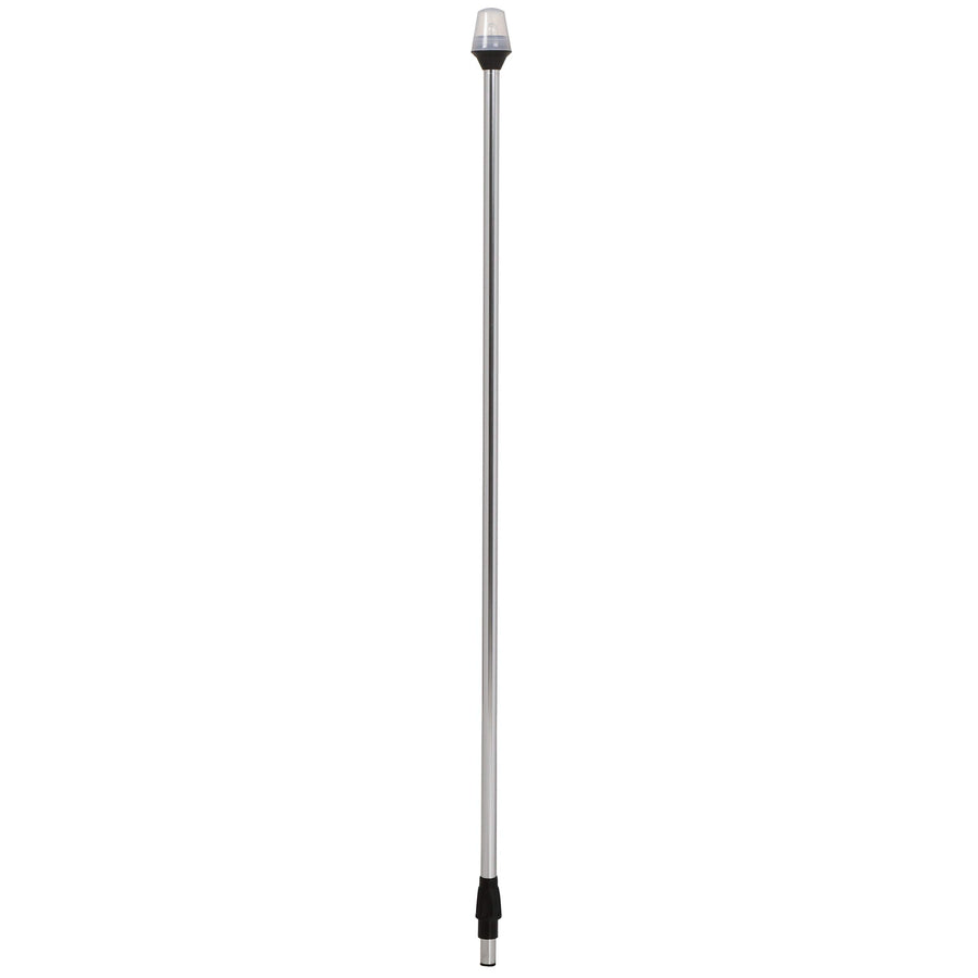 All-Round attwood Frosted Globe Light, 2-Mile 360-Degrees Illumination, 9-Watt Wedge-Base Lamp, 42-Inch Pole