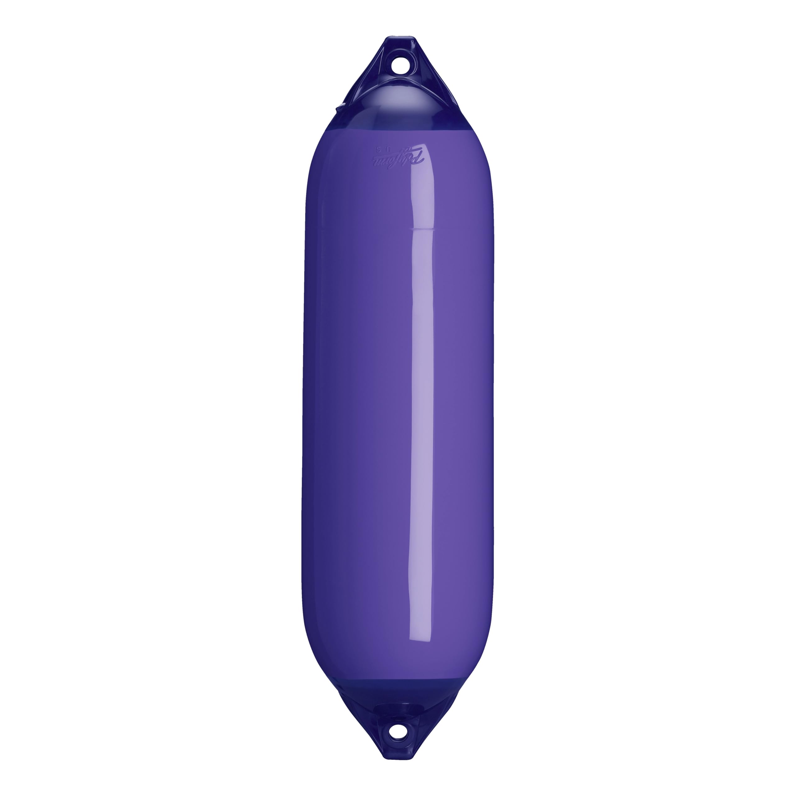 Polyform F-6 Standard Boat Fender F-Series - Blue Ropehold Purple