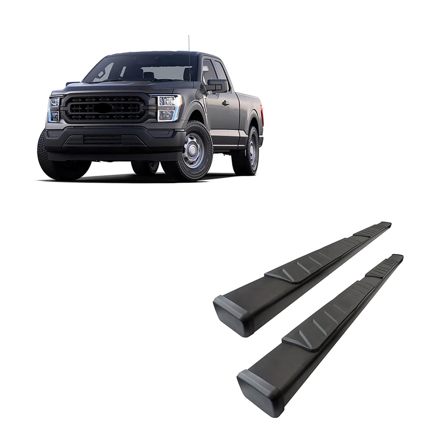 Black Summit Running Board Black Horse SU-FO0279BK, 1 Pack