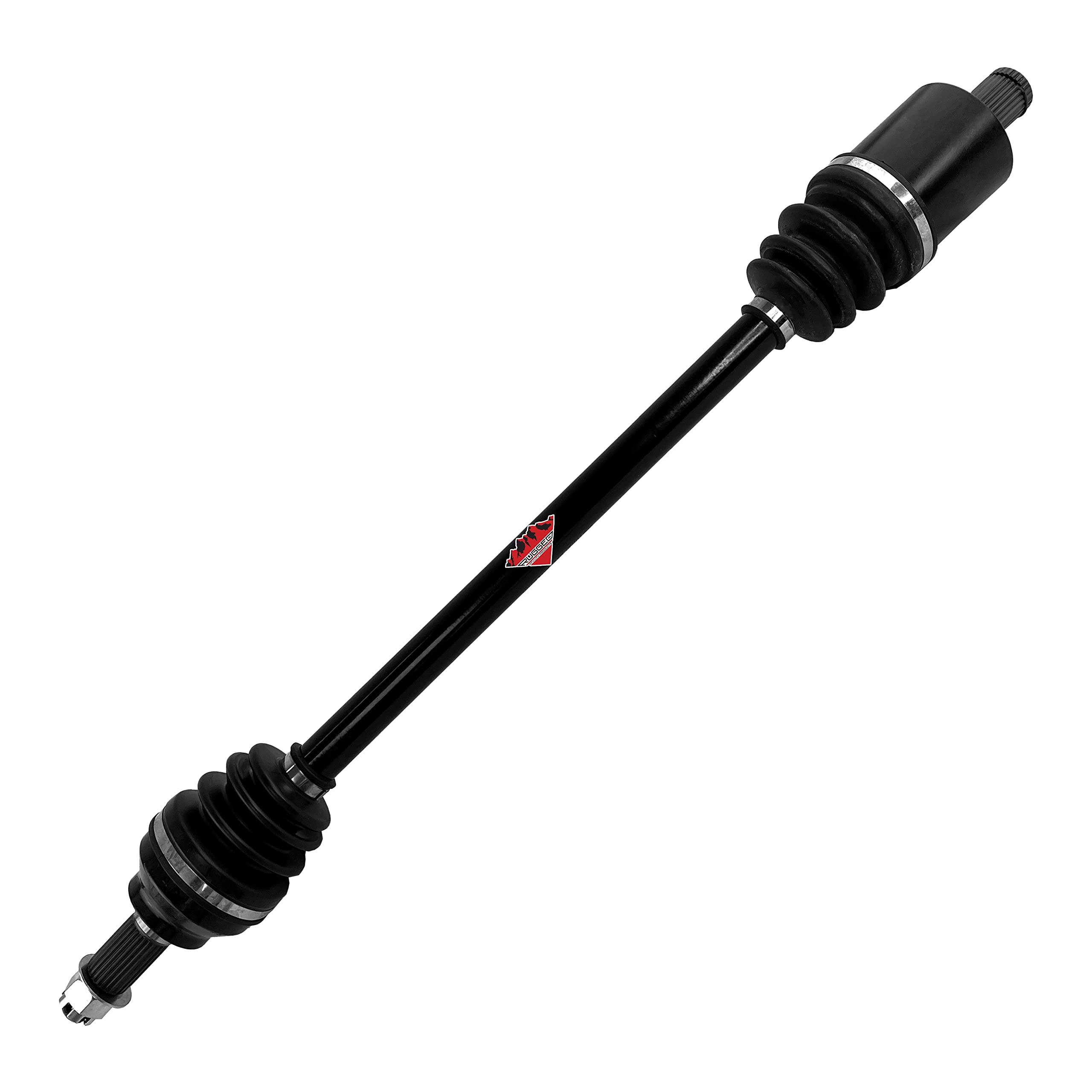 Performance Front Left/Right Rugged Axle (2016-20) Polaris RZR Turbo/1000/RS1, CNC Precision Components, Stainless-Steel Clamp Coated for Protection, Easy Install OEM: 1333434, 1334492