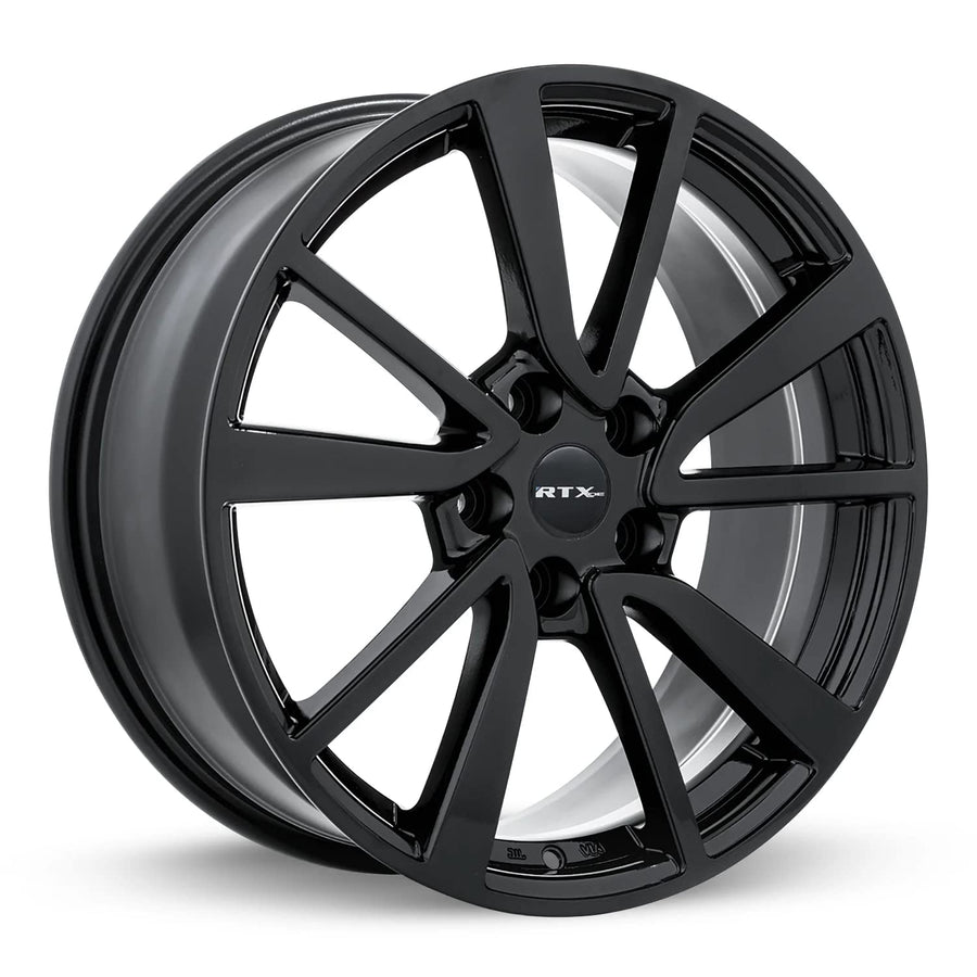 ROGUE RTX Custom Wheel - 16x6.5, 38 Offset, 5x114.3 Bolt Pattern, 66.1mm Hub - Gloss Black Rim