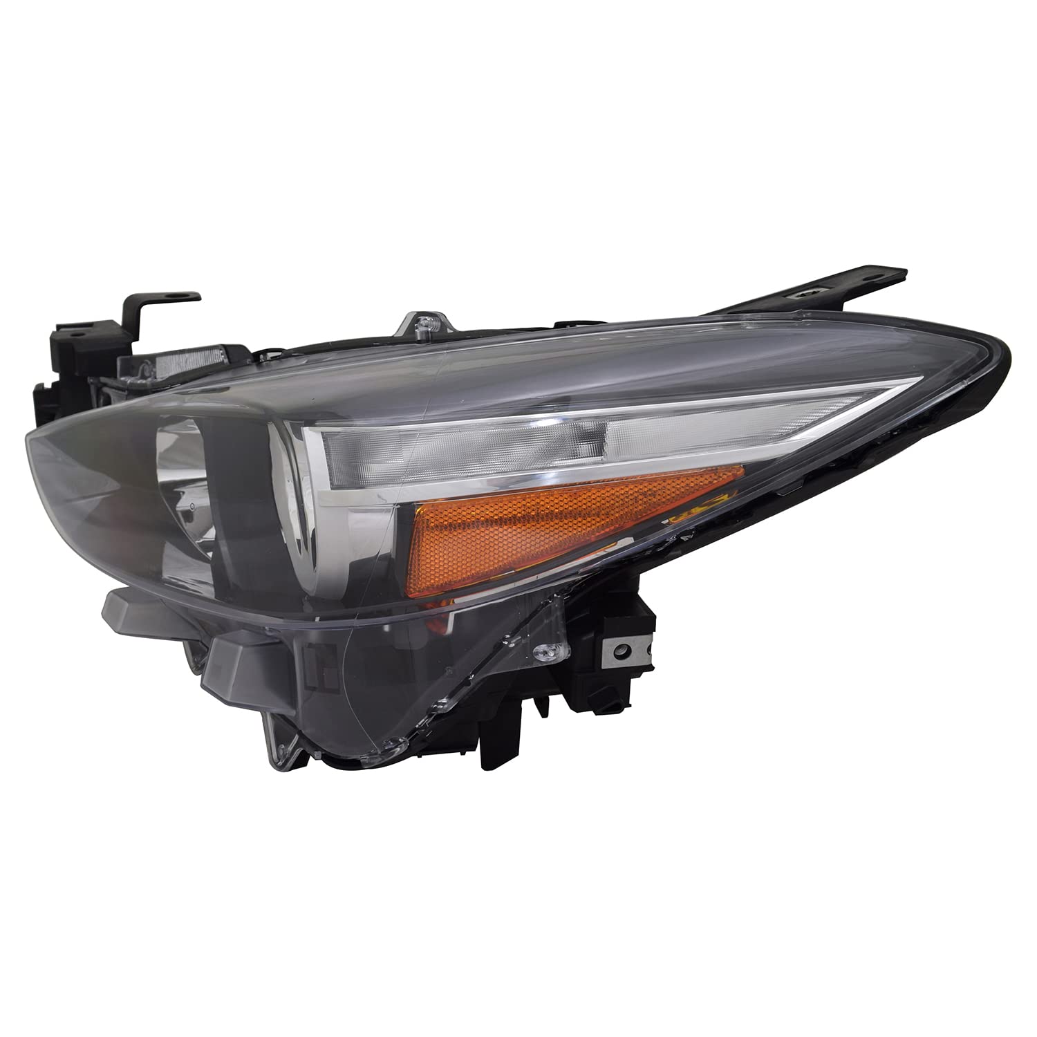 Left TYC Headlight Assembly Compatible with 2017-2018 Mazda Mazda3