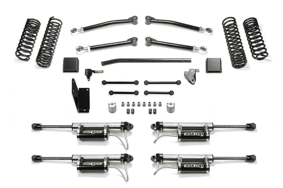 20-21 Jeep JT Fabtech 4WD Diesel 3in Trail w/DLSS RESI SHKS (K4196DL)
