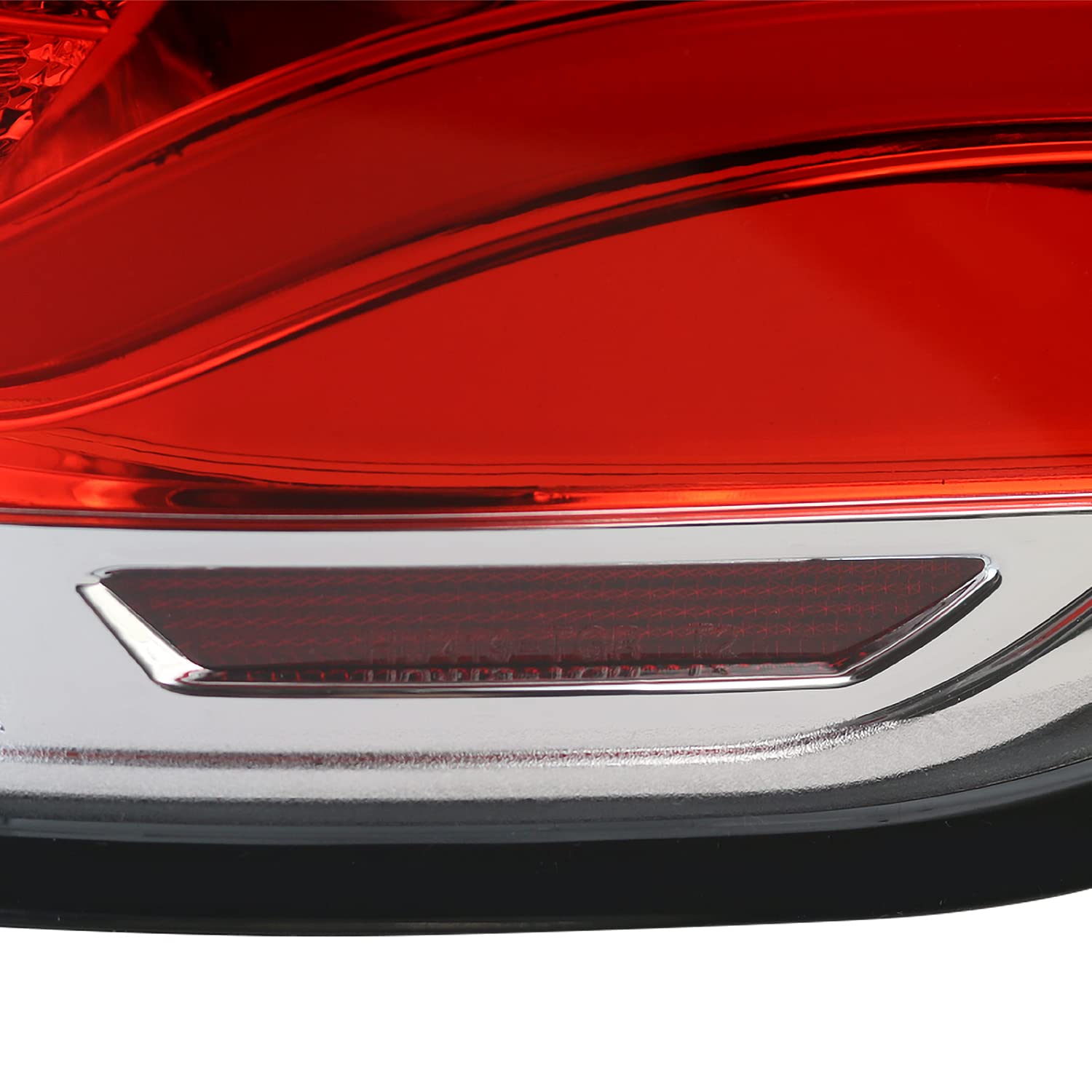 Red LED Bar Tail Lights SPEC-D TUNING Compatible with 2006-2011 Mercedes-Benz W164 ML-Class, Left + Right Pair Assembly