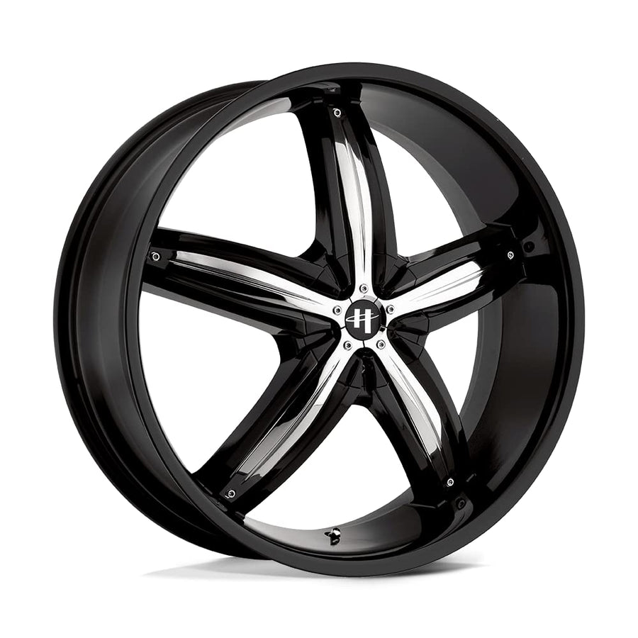 Helo 18X8 HE844 5X4.5/5.0 G-BLK W/ ACCENTS 40MM - HE84488054340