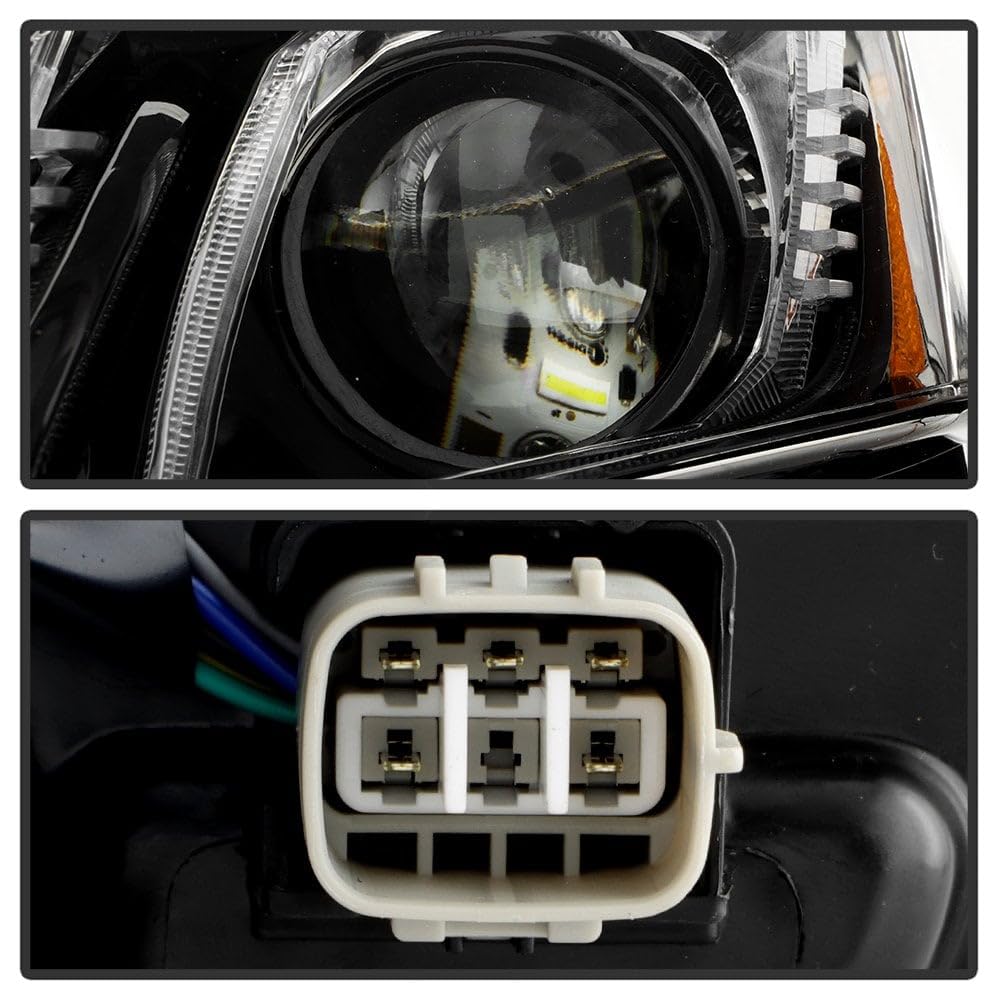 Toyota Camry 21-23 SE XSE Halogen Headlight - Low Beam-LED ; High Beam-LED ; Signal-7444NA(Included) - OE Black Left Spyder (OE)