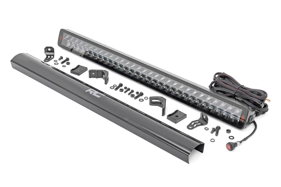 30" Rough Country Dual Row LED Light Bar - 300W, 27000 Lumen, Osram LEDs, Combo Spot/Flood Beam for Rugged Off-Road & Overlanding