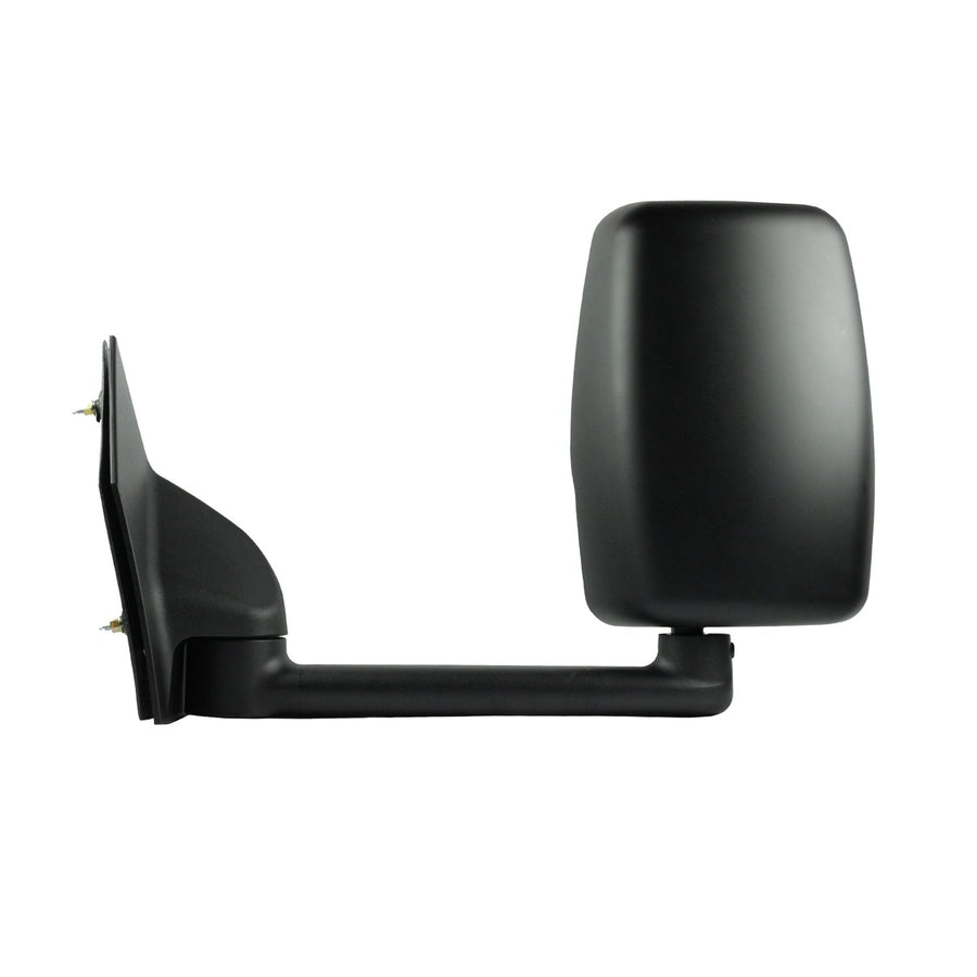K Source Extendable Driver Side Towing Mirror For 2003 – 2023 Express Van & Savana. Textured Black, PTM Housing, Manual, Dual Lens, Foldaway