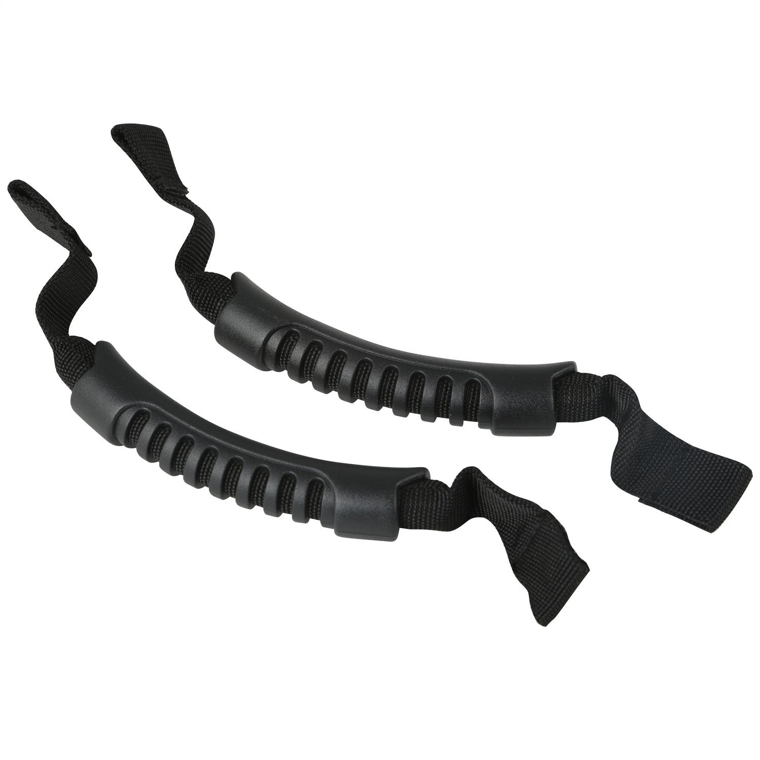 Grab Handle Kit Rugged Ridge 13305.10, Front, Headrest Mounted, Black; 07-Current Wrangler / 20-Current Gladiator