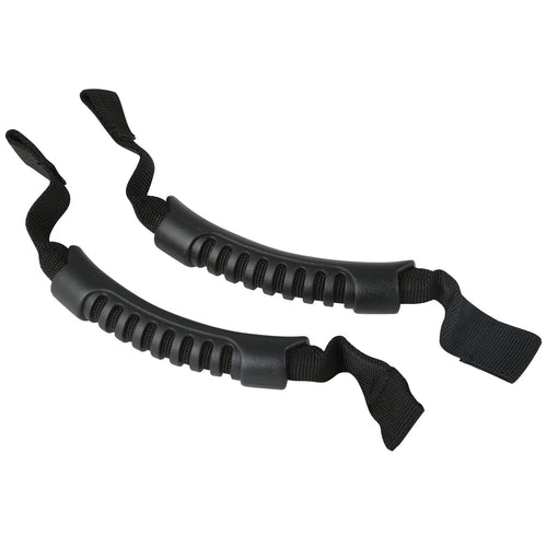 Grab Handle Kit Rugged Ridge 13305.10, Front, Headrest Mounted, Black; 07-Current Wrangler / 20-Current Gladiator