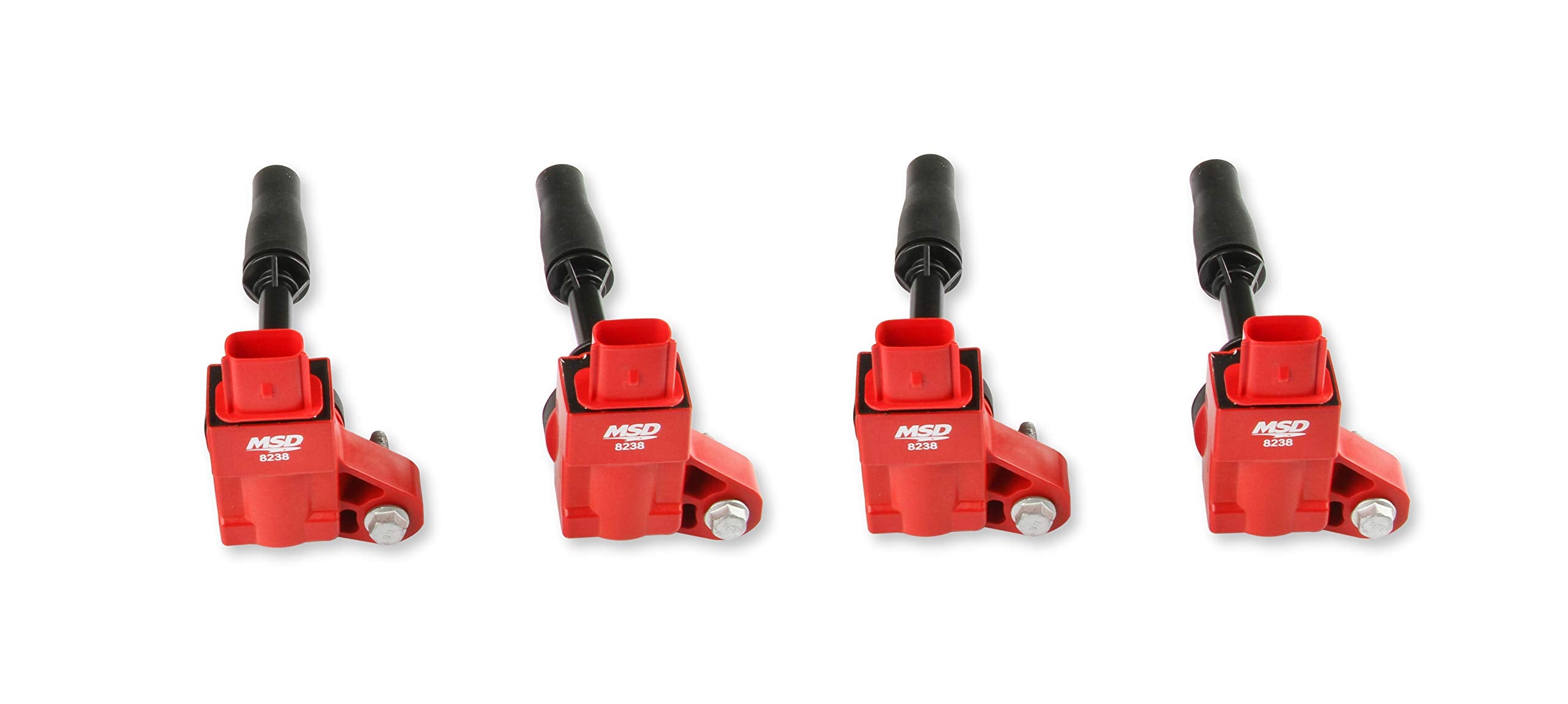 Blaster MSD 82384 Ignition Coils, Red, 4-Pack