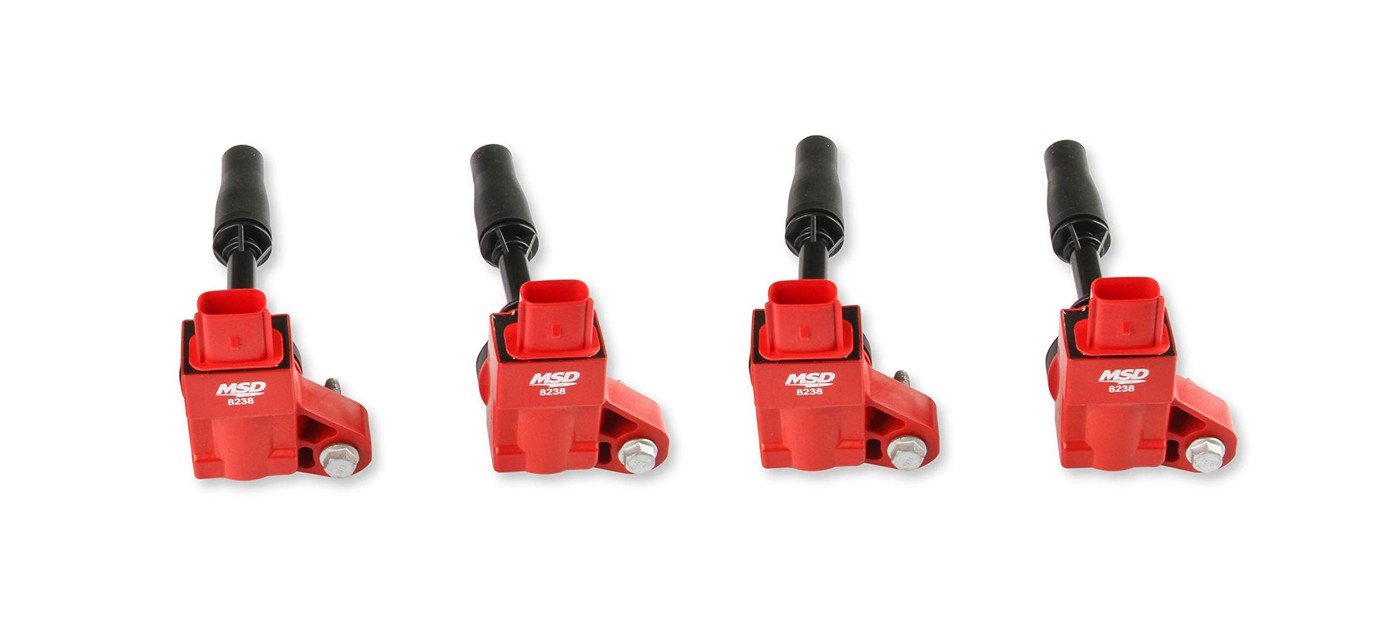Blaster MSD 82384 Ignition Coils, Red, 4-Pack