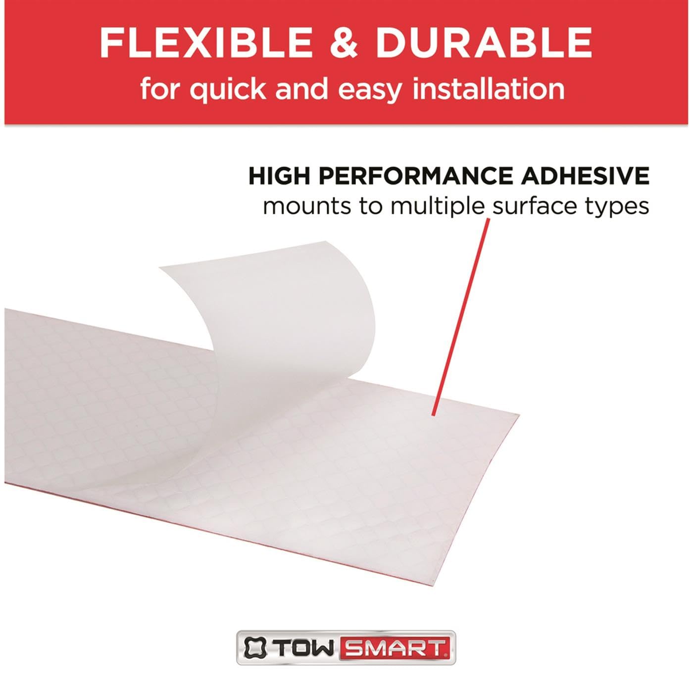 18 in. TOWSMART Red Reflective Strips - 4 Pk