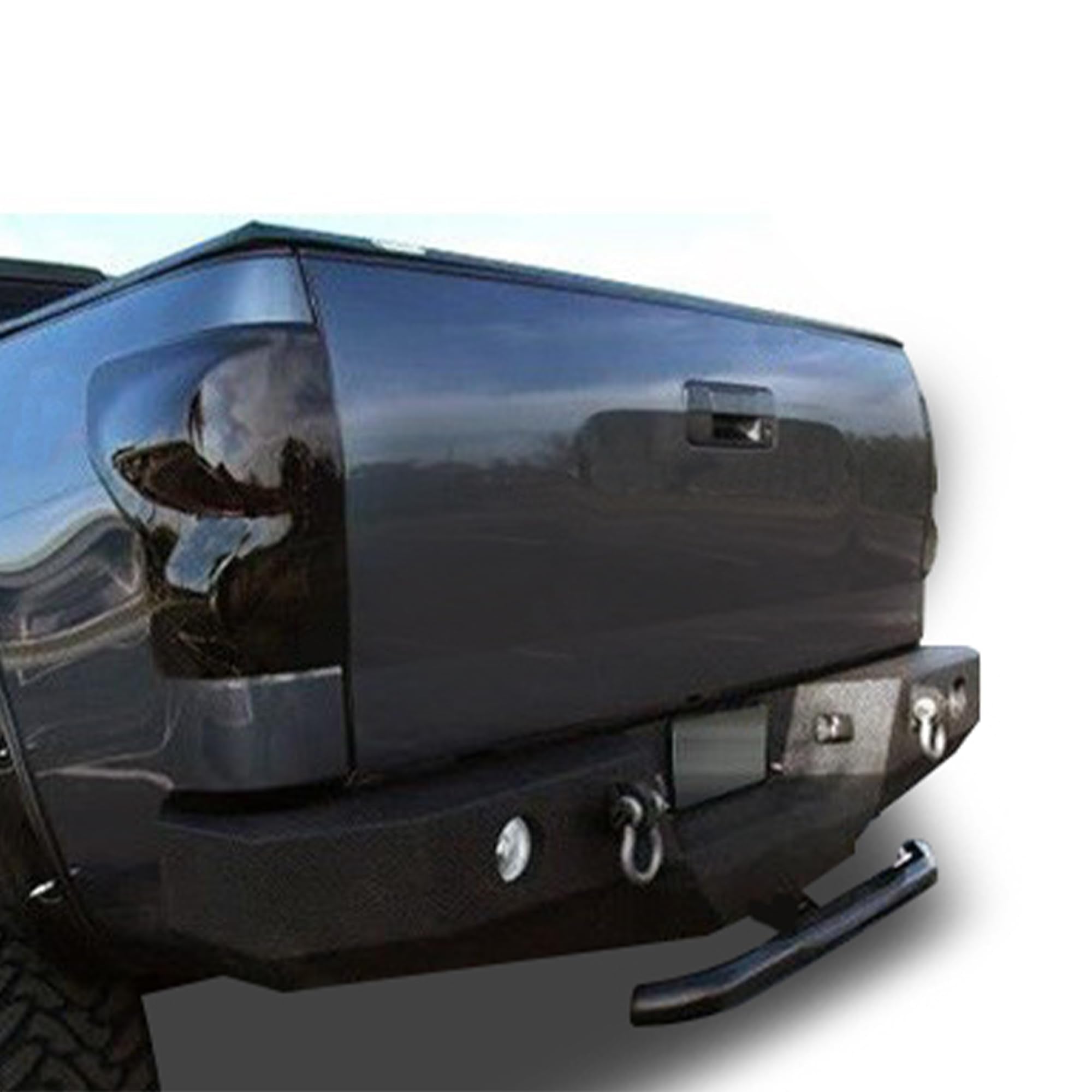 Black Steel Black Horse Rear Hitch Step Compatible with Universal-Universal Universal Universal Fits in Class III 2â€ Hitch Receiver 3" Round