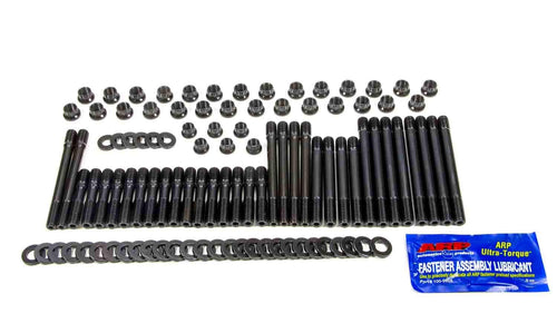 ARP Pro Series 234-4721 Black Oxide 3/8" Diameter 12-Point Cylinder Head Stud Kit for Small Block Chevy with 18 Degree Under Cut Raised Intake