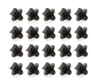 72010 Painless Performance Cable Tie Clips with Mount for 1/4" Hole, 20-Pack